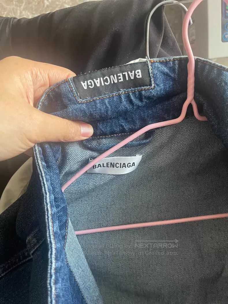 Balenciaga Balenciaga Two-Way Denim Jacket Size XS / US 0-2 / IT 36-38 - 2 Thumbnail