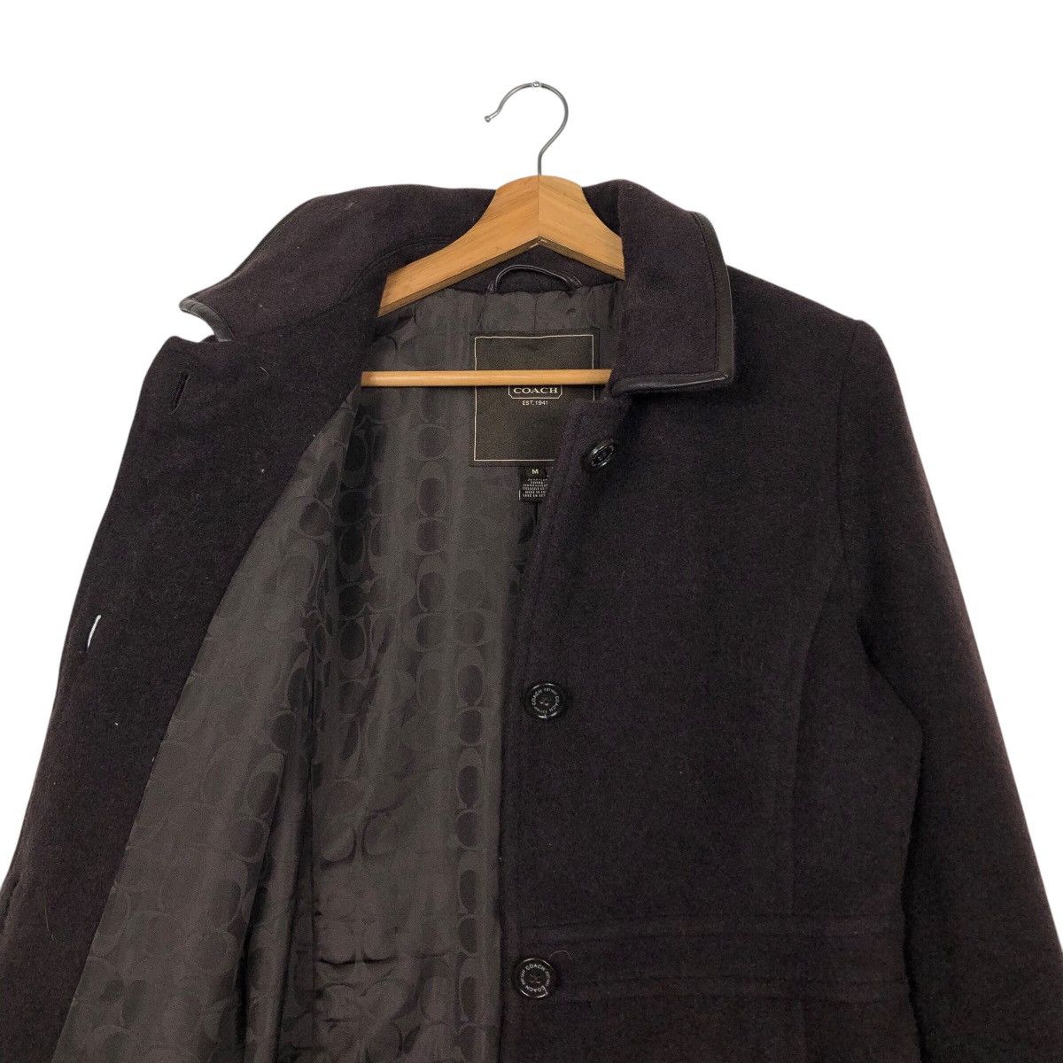 Coach 📌Vintage Coach Button Wool Jacket Size US M / EU 48-50 / 2 - 14 Thumbnail
