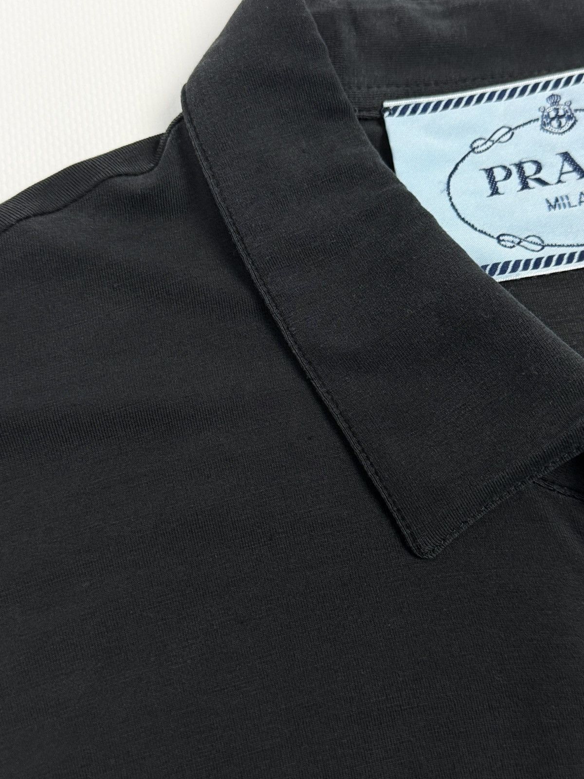Prada RARE Prada Silk Button Up Shirt Big Blue Label Archive Size US XL / EU 56 / 4 - 17 Thumbnail