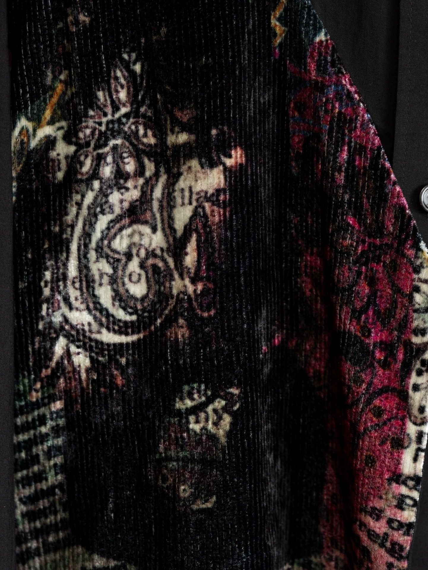 Yohji Yamamoto Yohji Yamamoto 23SS Velvet Pattern Patchwork Shirt Size US M / EU 48-50 / 2 - 6 Thumbnail