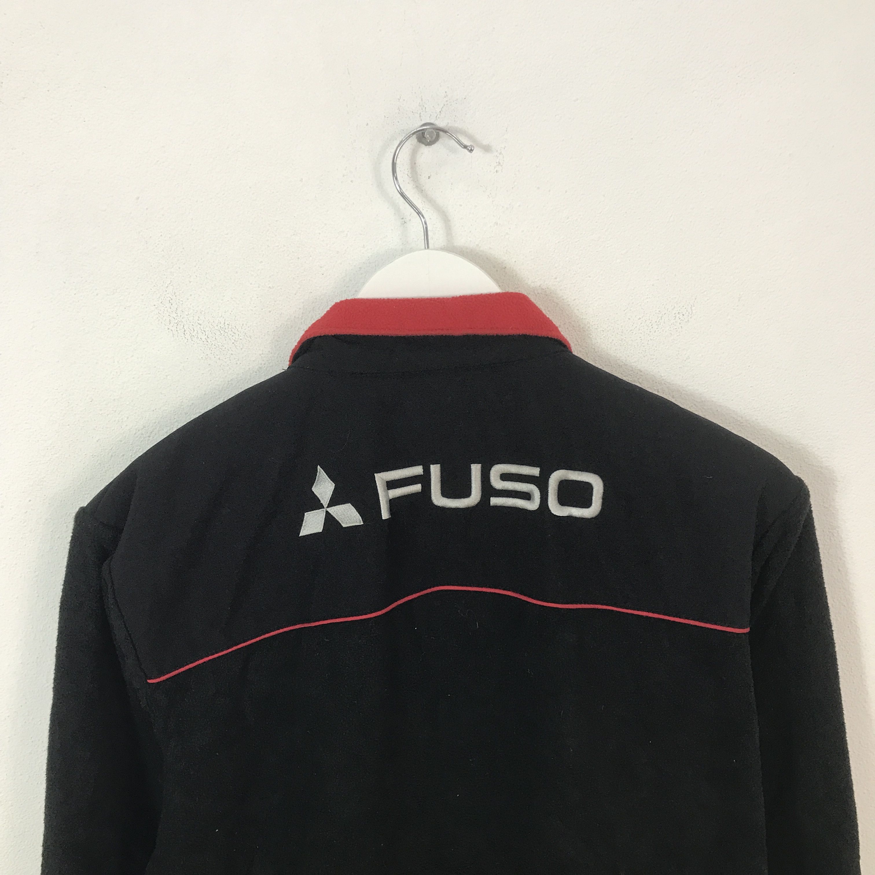 Japanese Brand Fuso Mitsubishi track racing fleece jacket K50B24 Size US M / EU 48-50 / 2 - 4 Thumbnail