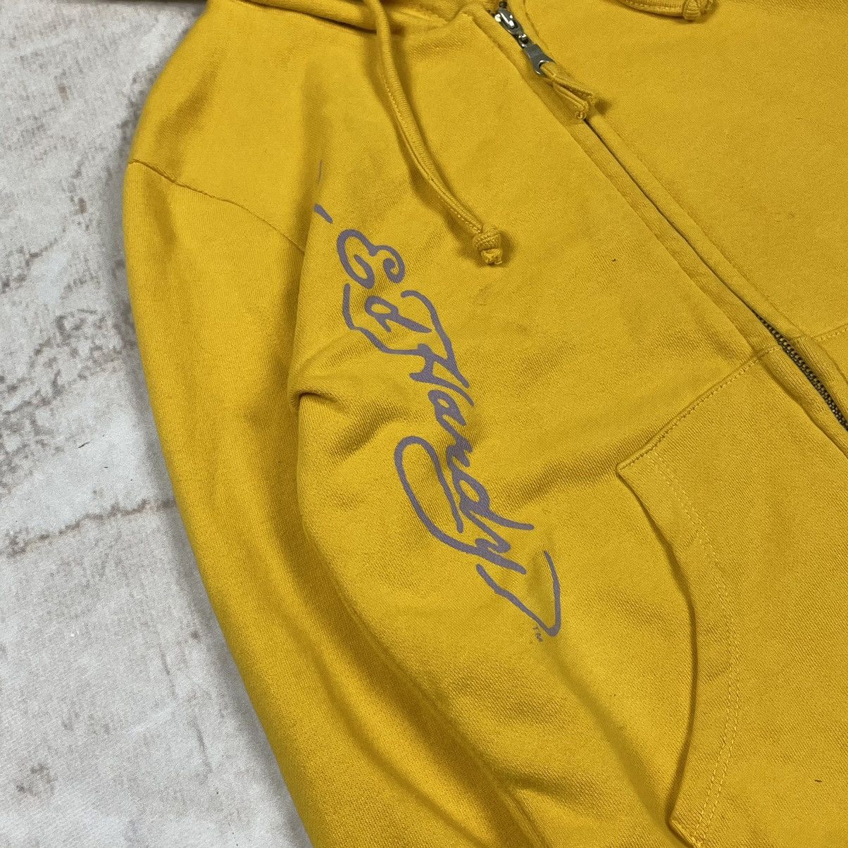 Ed Hardy × Vintage Vintage Ed Hardy Cross Rhinestones Y2K Zip Hoodie Size S / US 4 / IT 40 - 9 Thumbnail