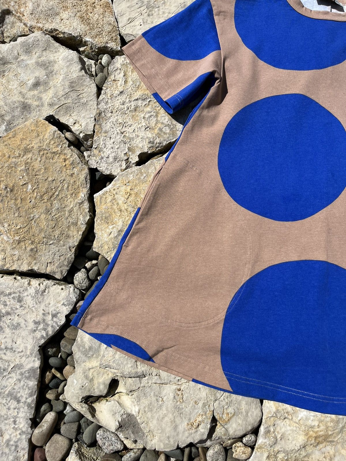 Marimekko Marimekko Tofa Klaava oversized dress tee blue polka-dot Size XXS / US 00 / IT 34 - 7 Thumbnail