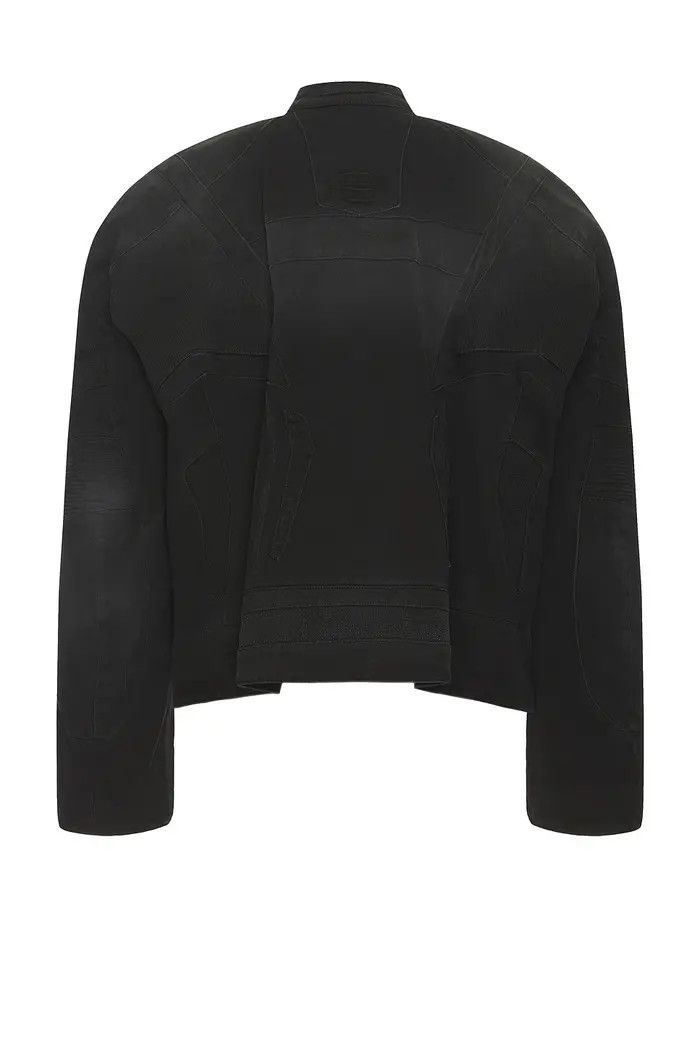 Balenciaga o1w1db10226 Racer Jacket in Black Size US L / EU 52-54 / 3 - 2 Thumbnail