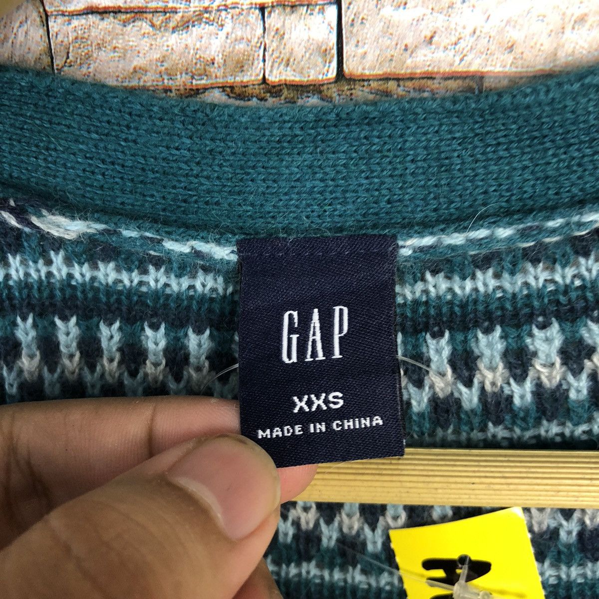 Gap × Homespun Knitwear Gap Green Cardigan Knitwear #A688 Size XXS / US 00 / IT 34 - 9 Thumbnail
