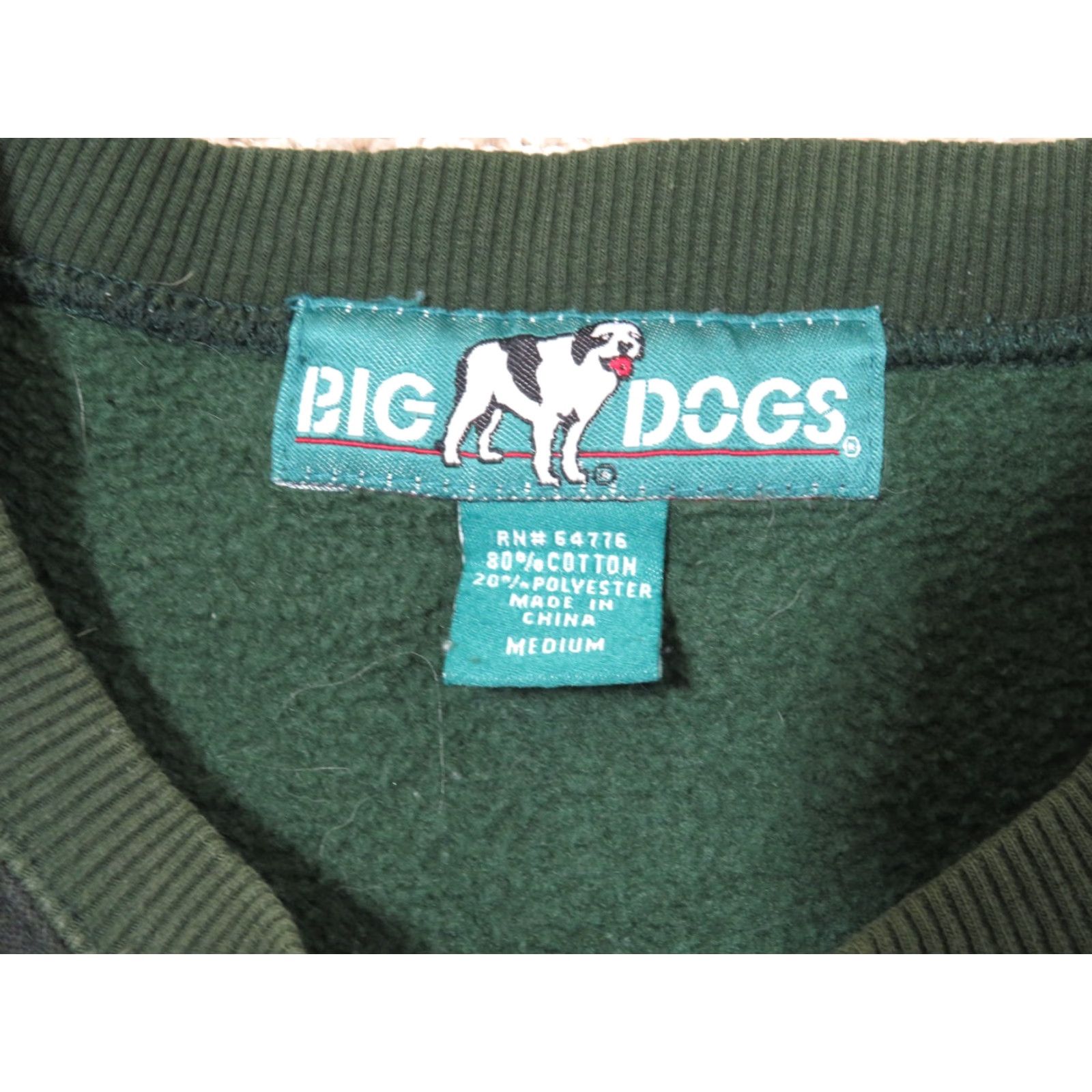 Big Dogs VINTAGE Big Dogs Sweater Shirt Mens M Green Plaid Golf Crew Neck Long Sleeve Pullover Heavyweight 90s Y2K Fall Winter Spring Size US M / EU 48-50 / 2 - 5 Thumbnail