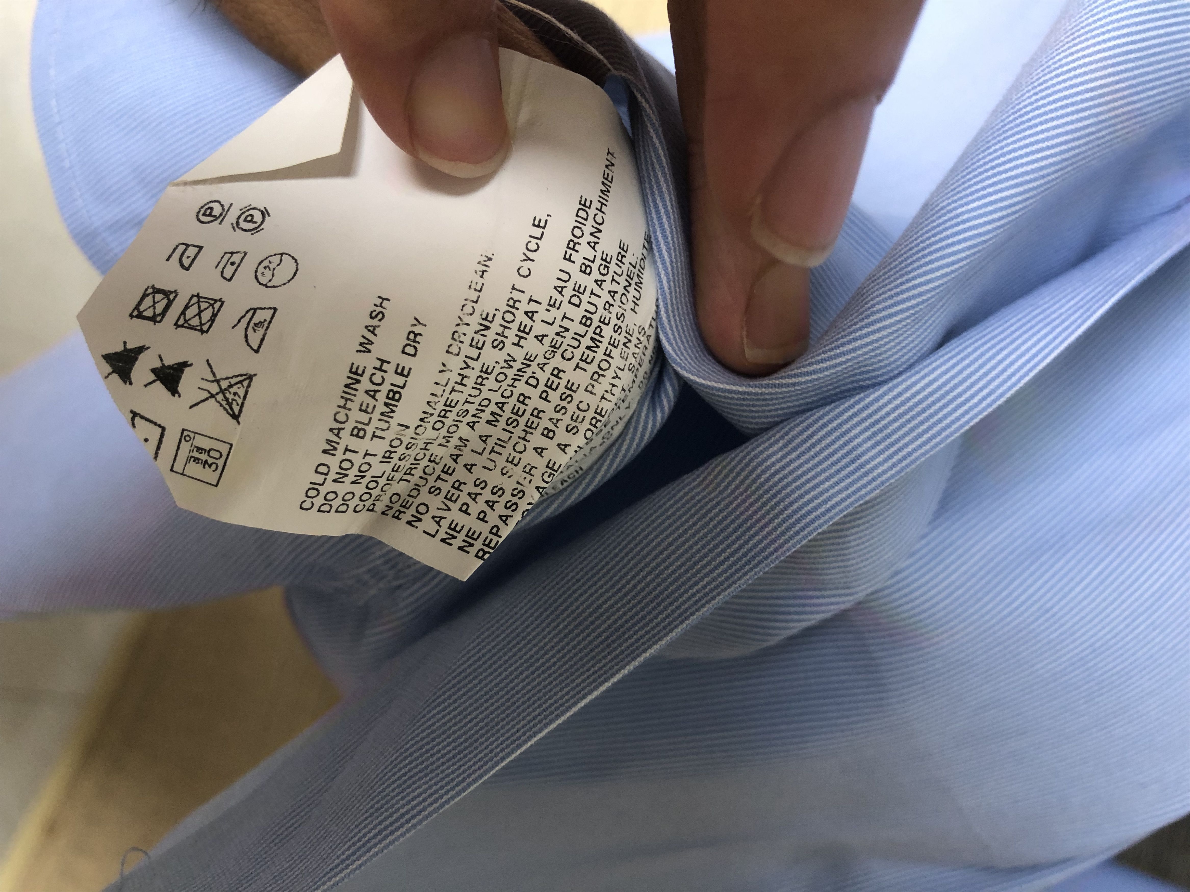 Jil Sander baby blue dress shirt Size US S / EU 44-46 / 1 - 6 Thumbnail