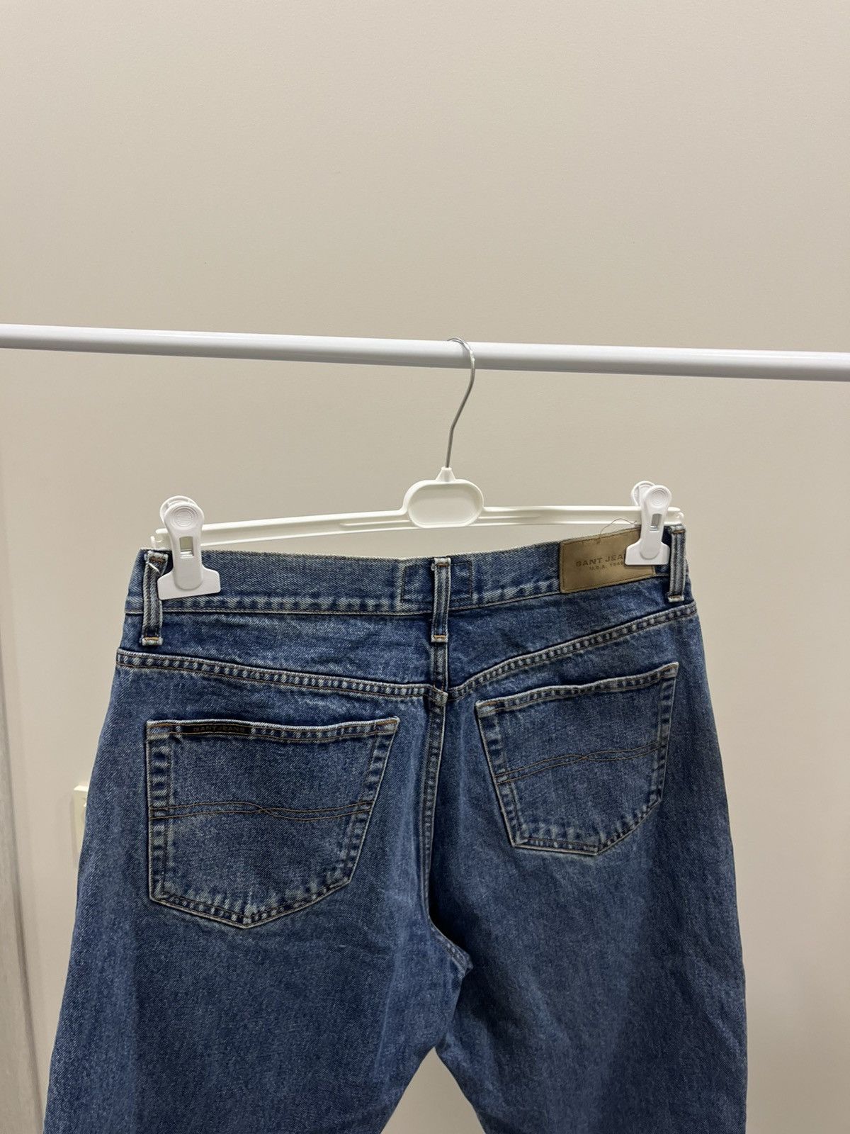 Gant Vintage GANT Jeans Straight Made in Italy Regular Fit Navy Size US 36 / EU 52 - 2 Thumbnail