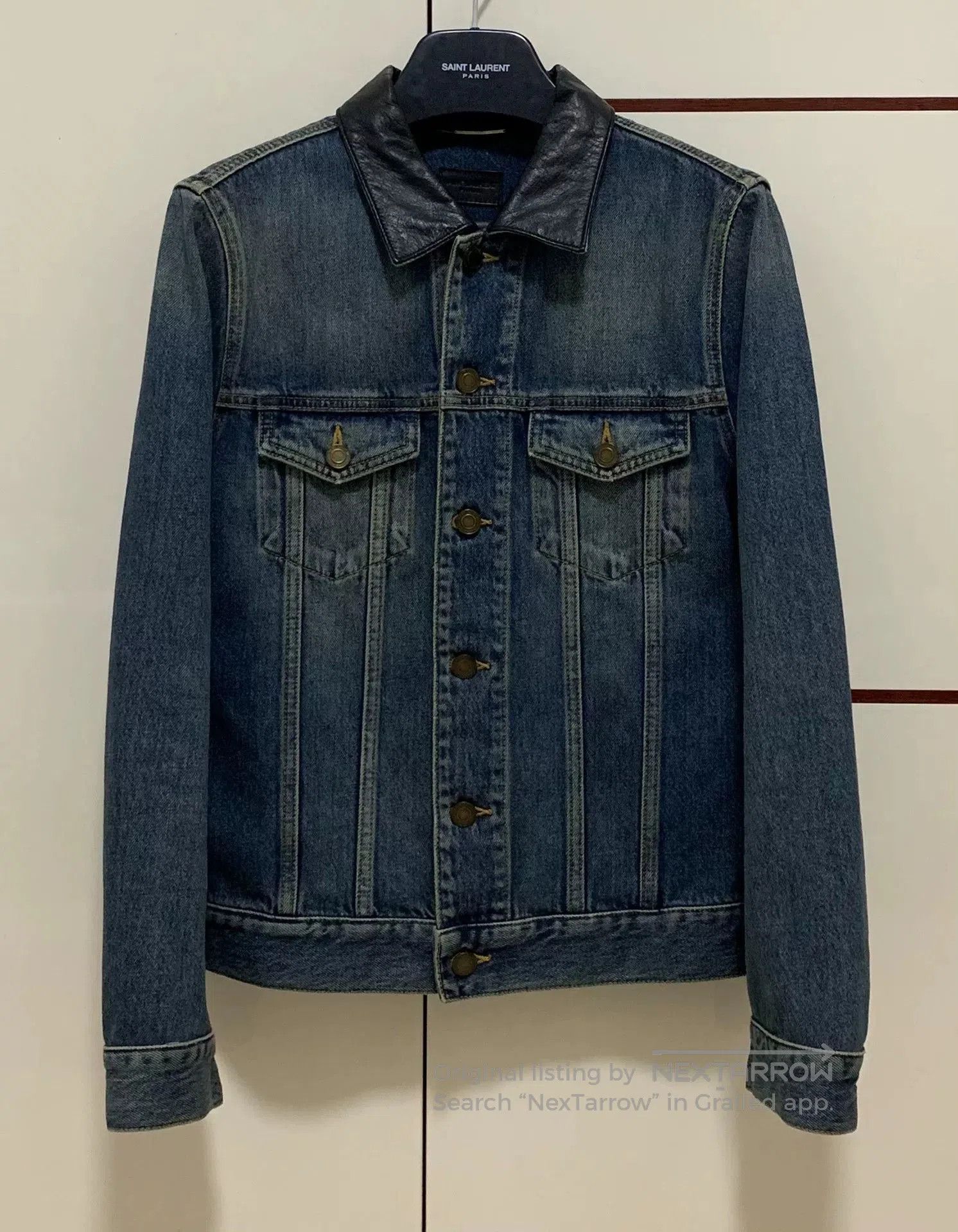 Saint Laurent Paris Saint Laurent Blue Denim Jacket S Size. Size US S / EU 44-46 / 1 - 1 Thumbnail