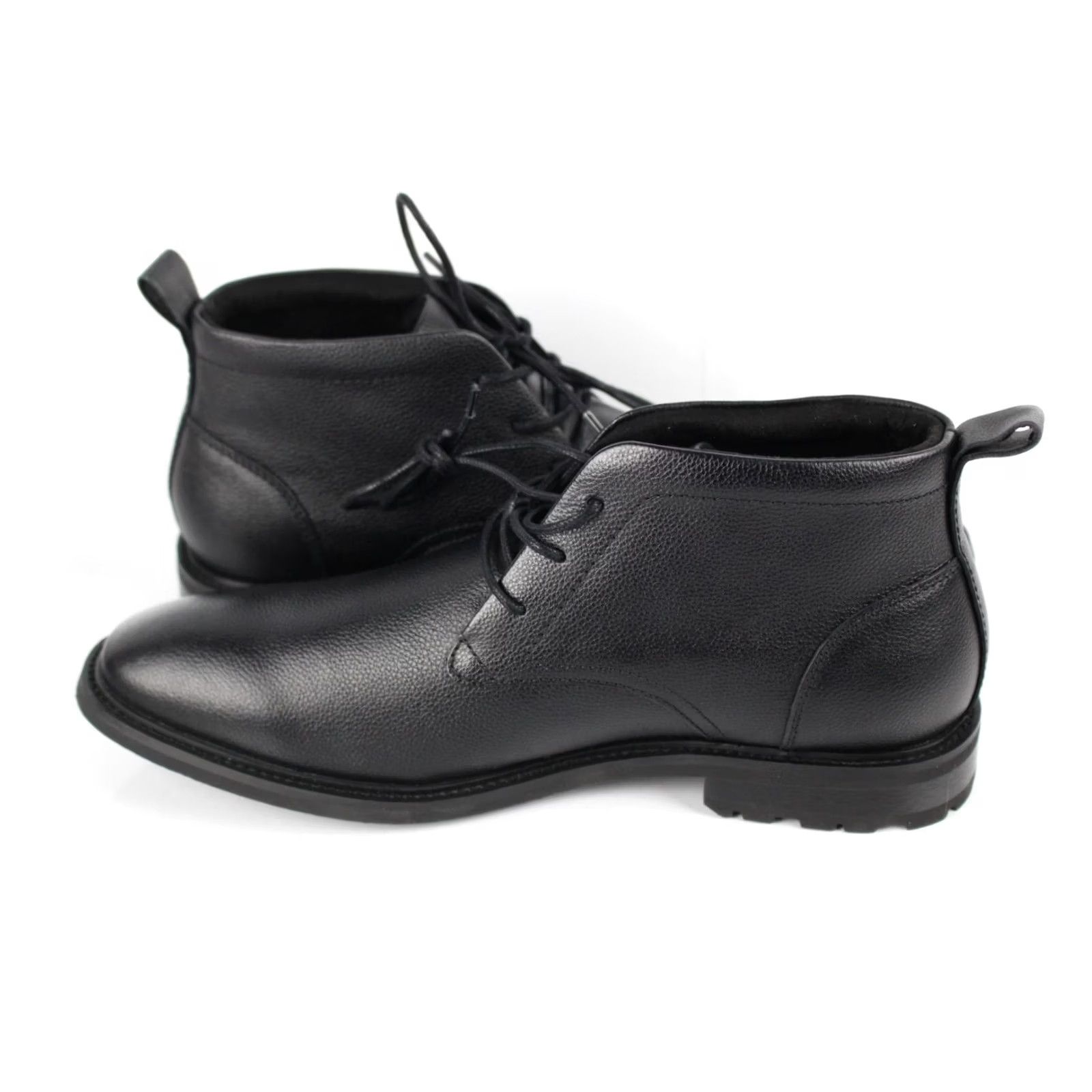Vintage Moretti Gold Label Men’s Padded Chukka Boots Size 9.5 D Black Leather 41YB Size US 10 / EU 43 - 2 Thumbnail