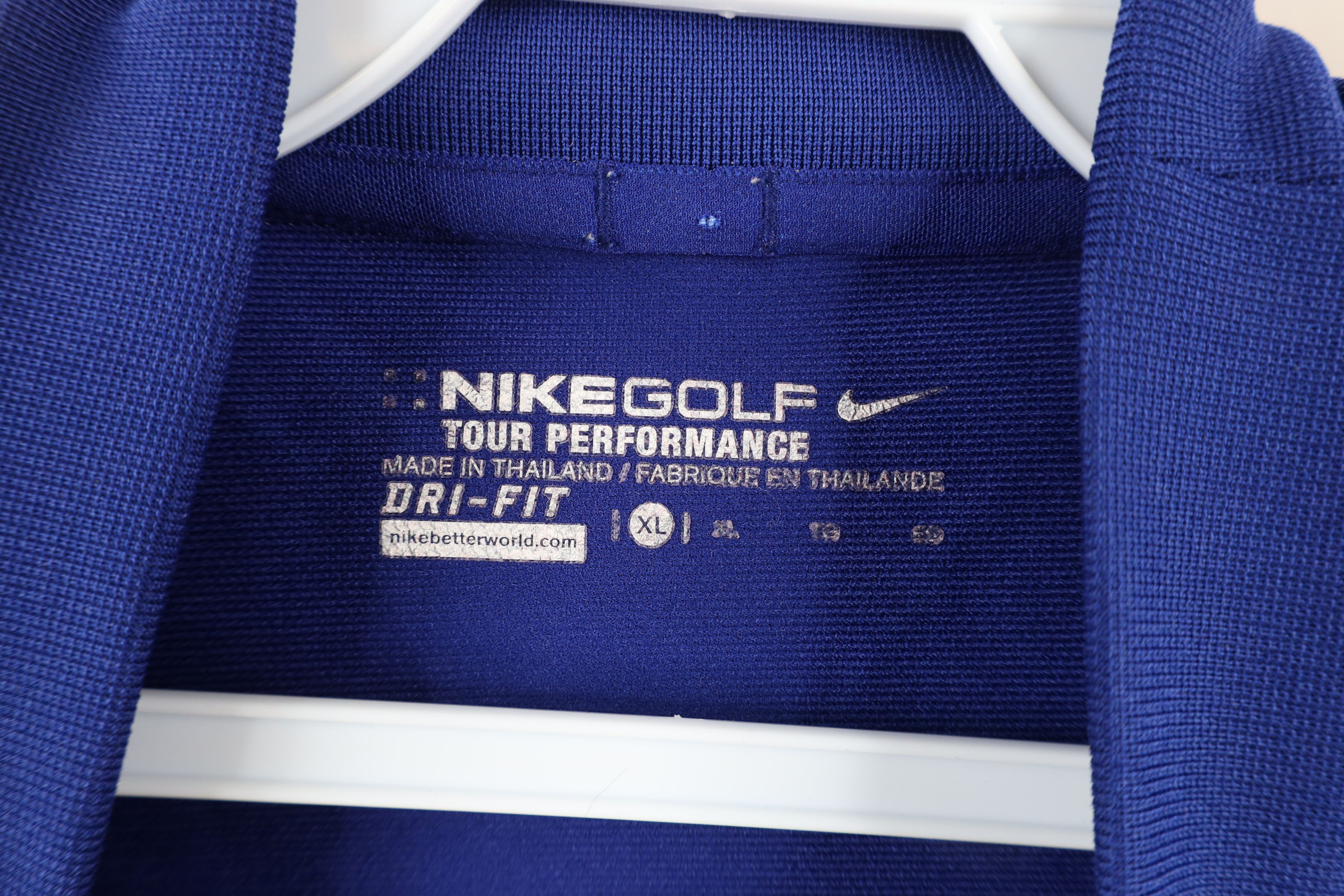 Nike × Vintage Vintage Nike Golf Mini Swoosh Mock Neck Long Sleeve T-Shirt Size US XL / EU 56 / 4 - 5 Thumbnail