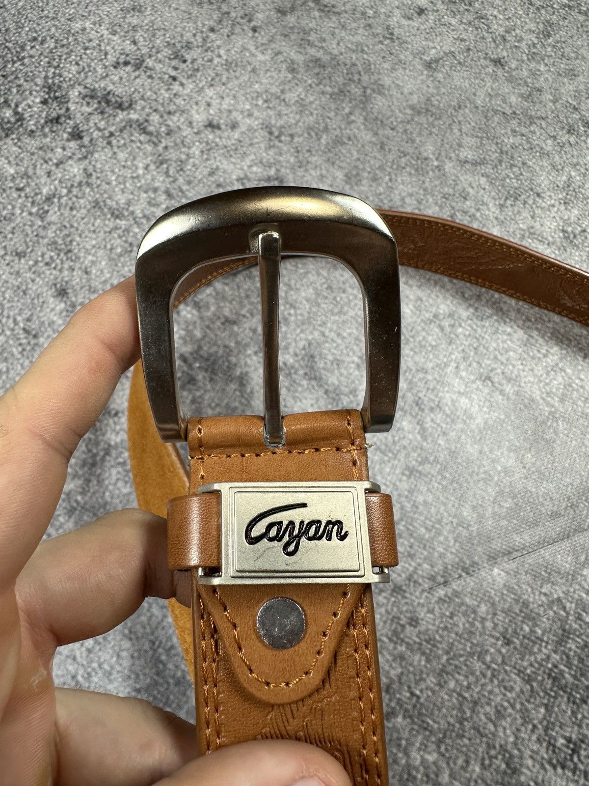 Leather Cayan Logo Birds Belts Leather Streetwear Rare Usa Casual Size ONE SIZE - 4 Thumbnail