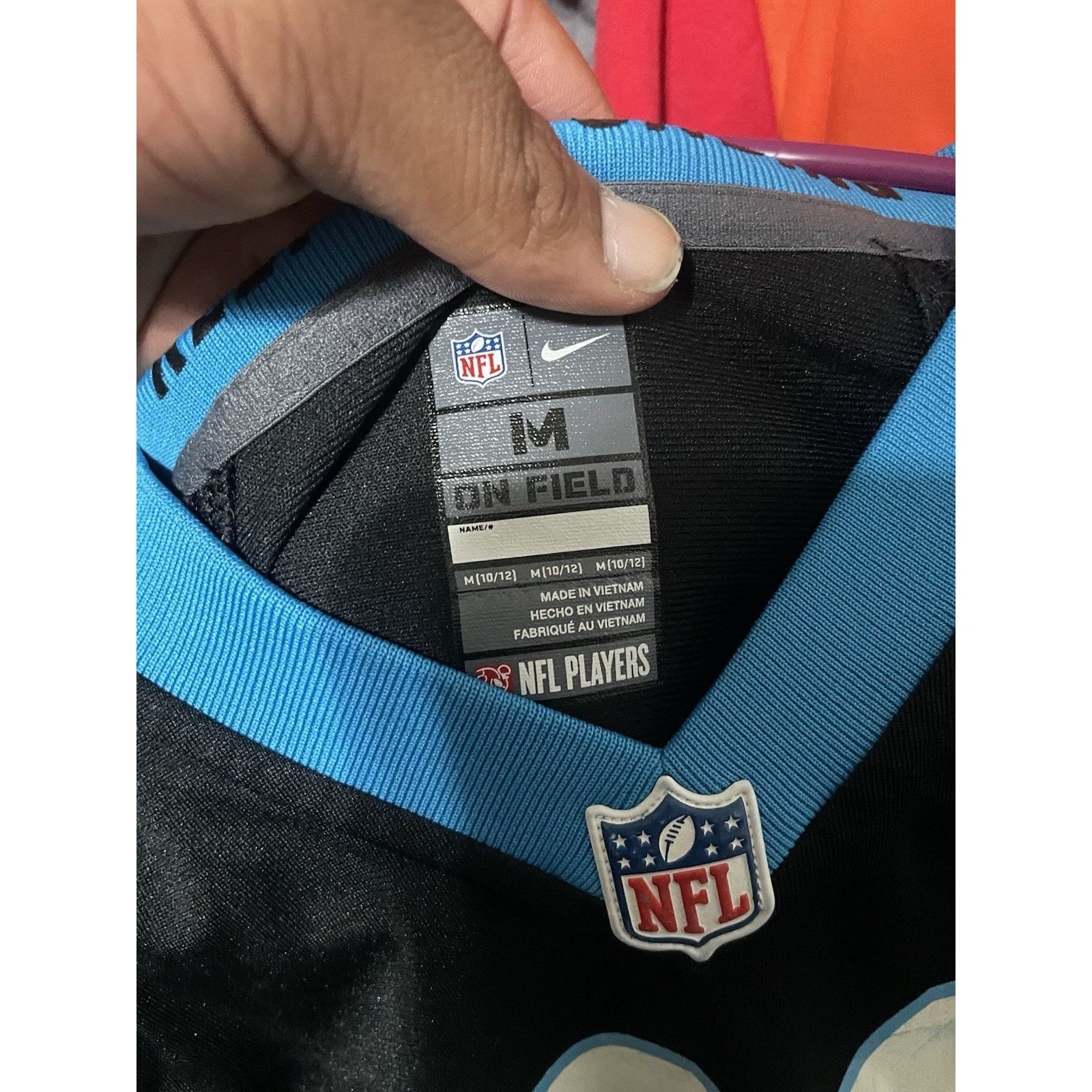 Nike Size Youth M 10-12-Nike Jeremy Chinn Carolina Panther Jersey Size US M / EU 48-50 / 2 - 3 Thumbnail