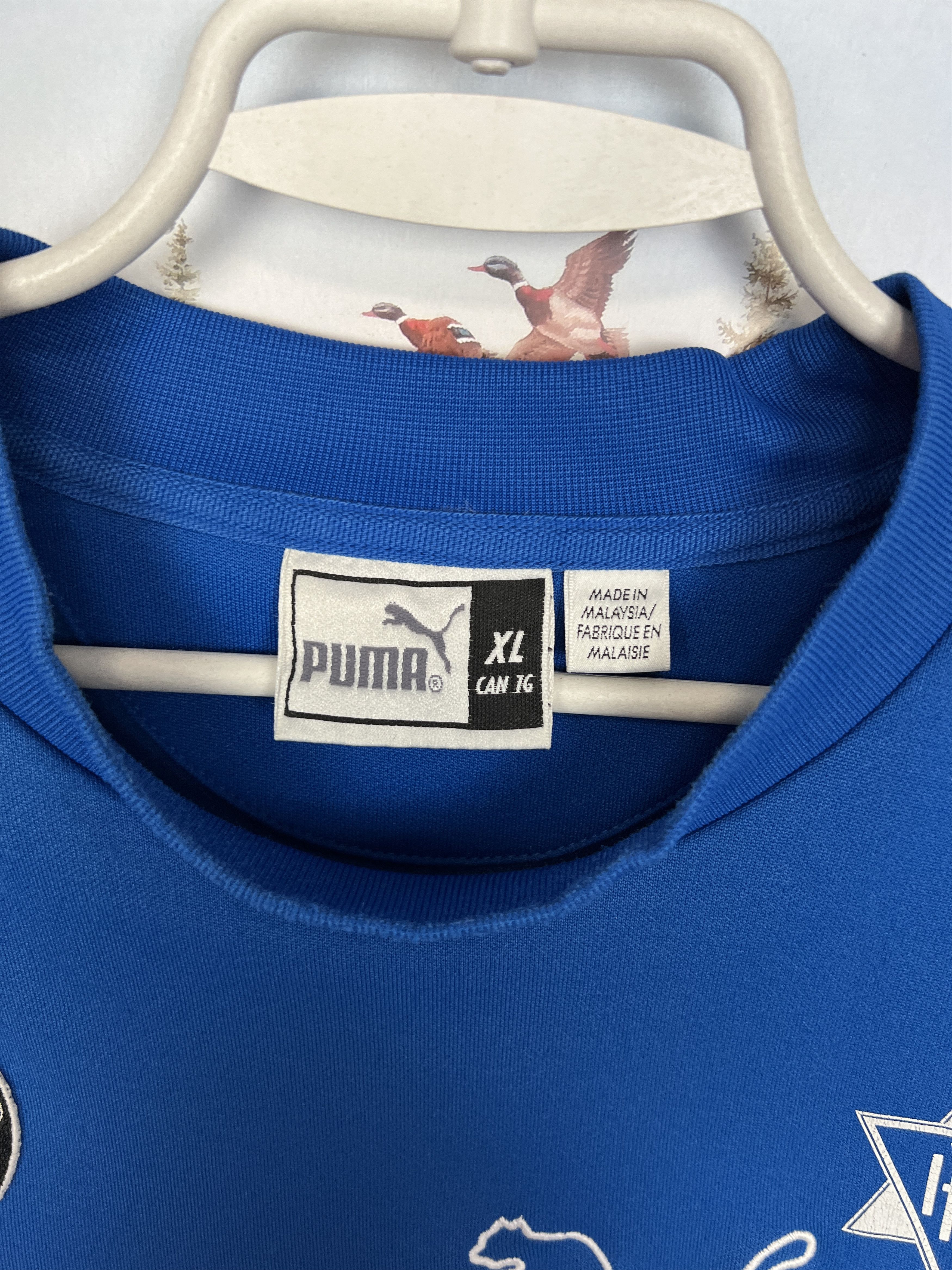Puma Vintage Puma Midtjylland Football Sweatshirt Blue Soccer Size US XL / EU 56 / 4 - 7 Thumbnail