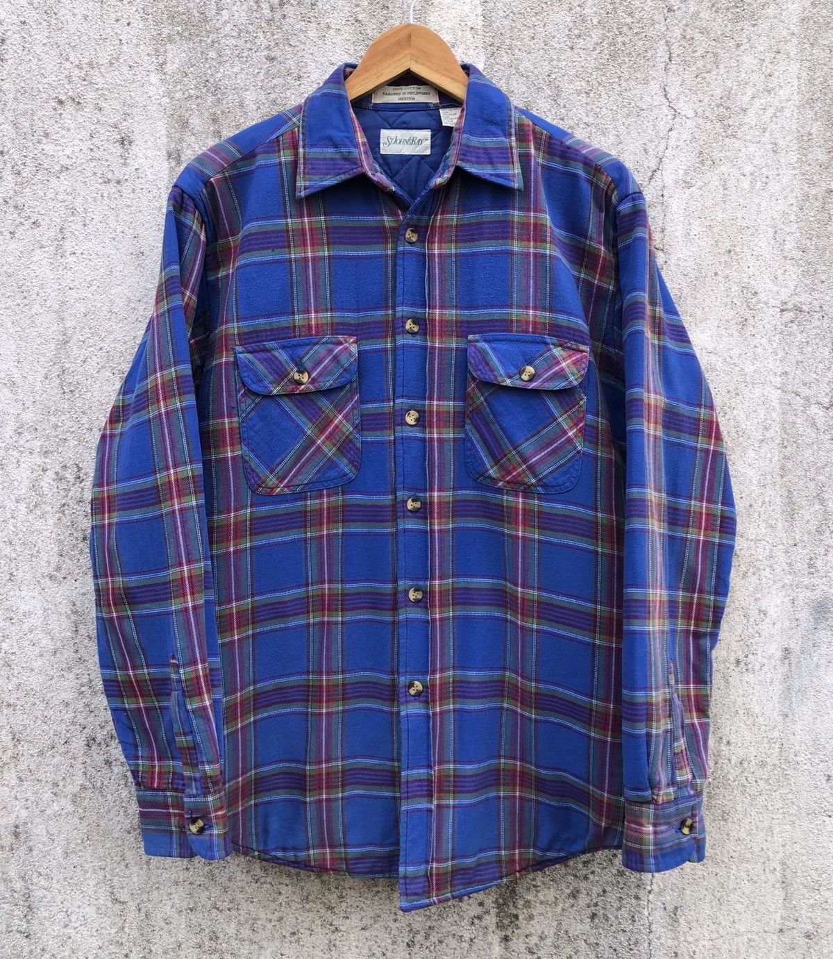 St. Johns Bay StJohn’sBay Western Flannel Button Up Lined Quilted Jacket Size US M / EU 48-50 / 2 - 1 Thumbnail