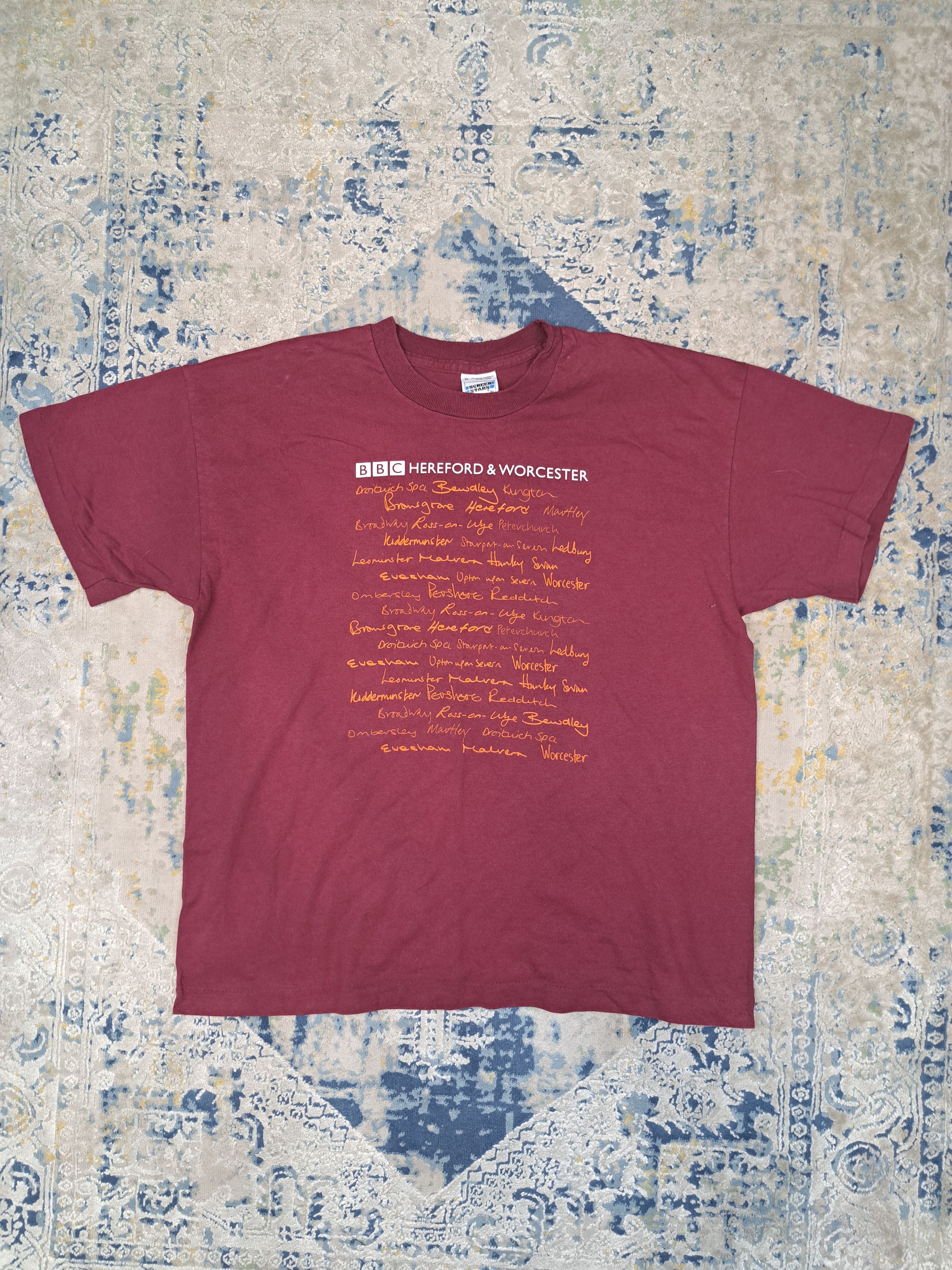 Vintage Vintage 90s BBC Radio Screen Stars Single Stitch Tee Size US XL / EU 56 / 4 - 1 Thumbnail