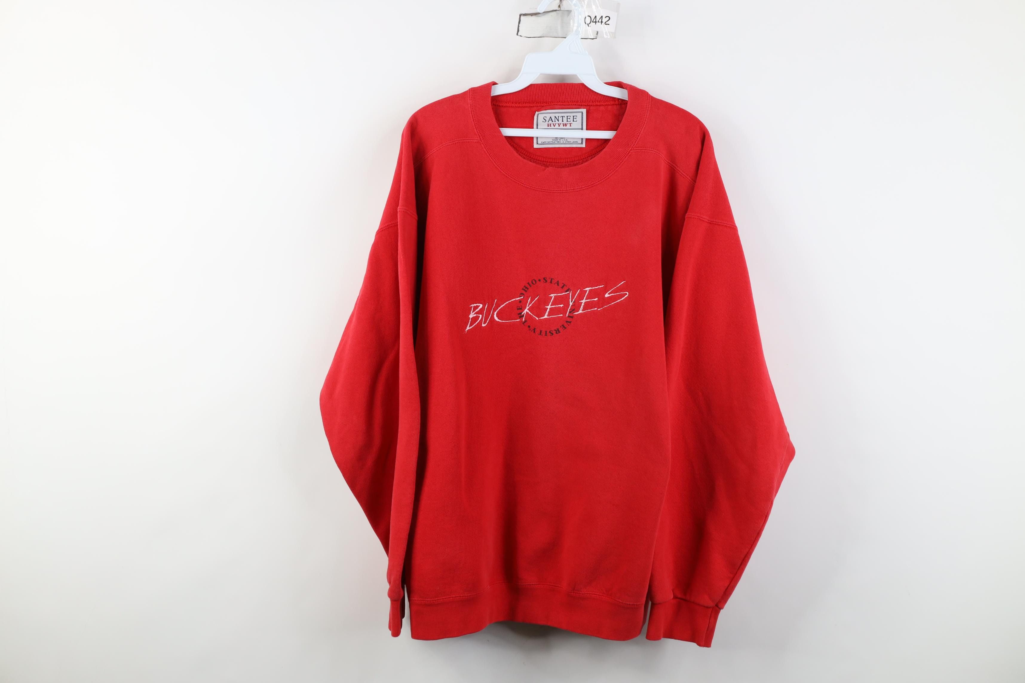 Vintage Vintage 90s Ohio State University Crewneck Sweatshirt Size US L / EU 52-54 / 3 - 1 Thumbnail