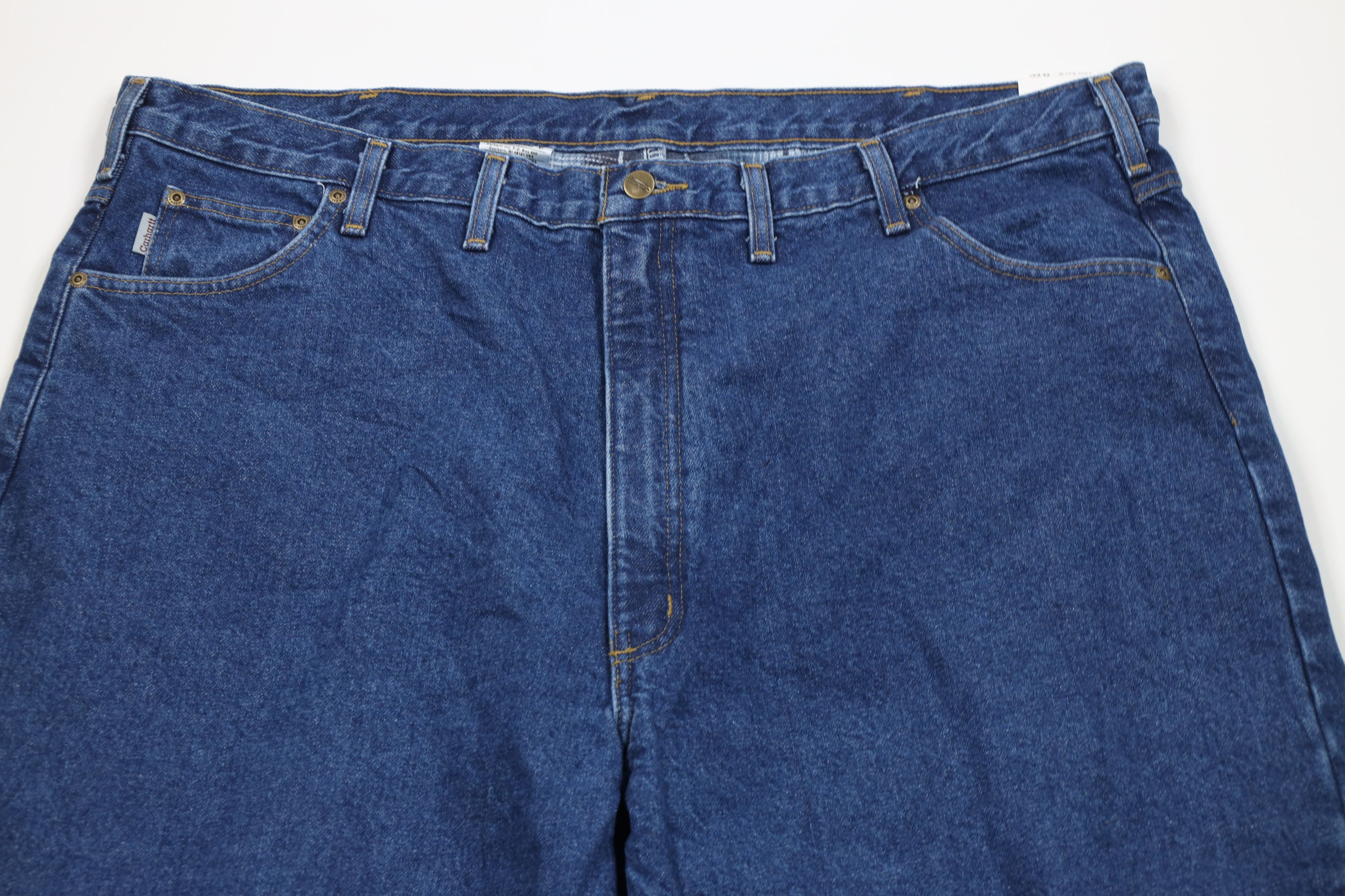 Carhartt Deadstock Vintage Y2K 2003 Carhartt Fit Flannel Lined Jeans Size US 44 / EU 60 - 3 Thumbnail
