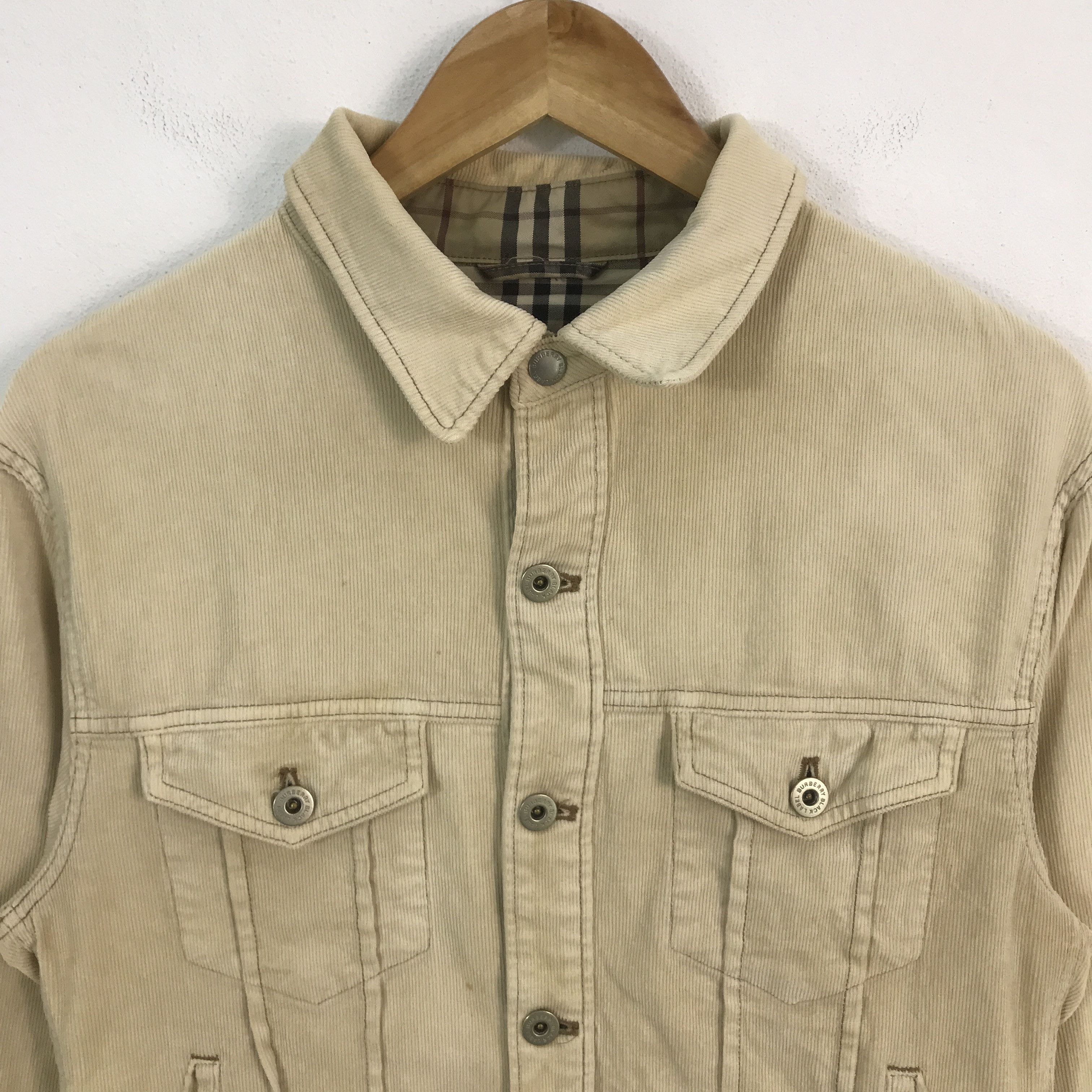 Burberry × Japanese Brand Burberrys Corduroy button jacket Size US M / EU 48-50 / 2 - 3 Thumbnail
