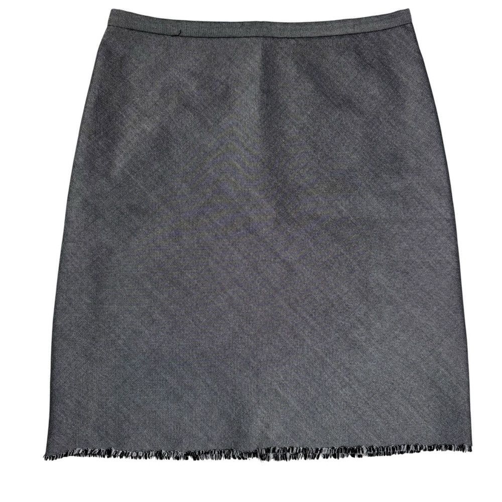 Marc Jacobs Marc Jacobs Wool Mohair Skirt Gray Knee Length Size 6 Size 28" / US 6 / IT 42 - 4 Thumbnail