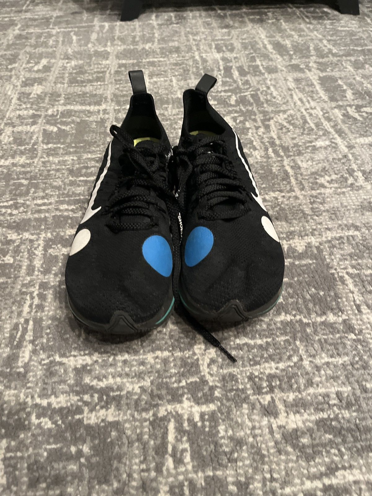 Nike × Off-White Off-White x Zoom Fly Mercurial Flyknit Black Size US 9.5 / EU 42-43 - 4 Thumbnail