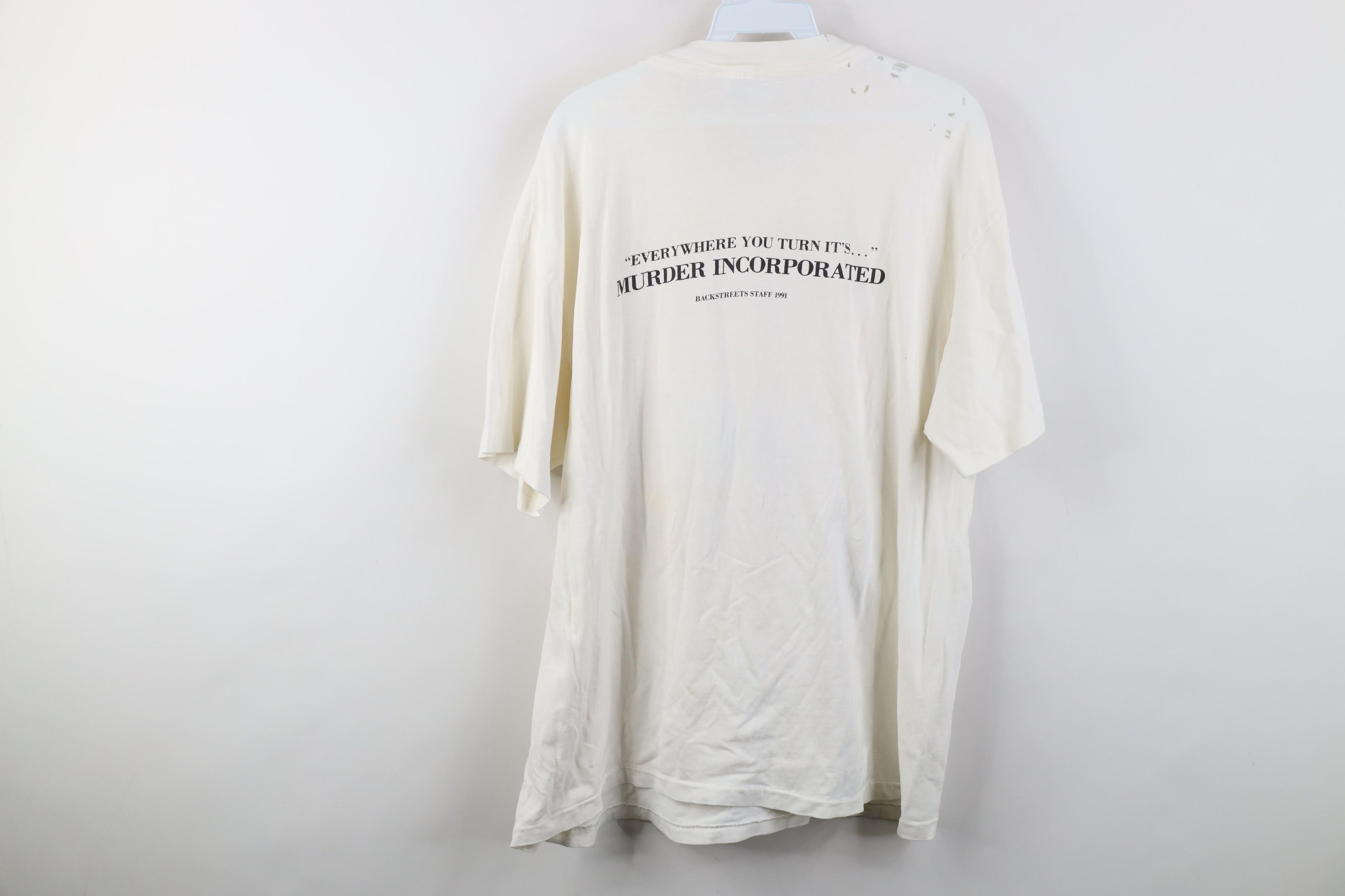 Vintage Vintage 90s Murder Incorporated Comic 1948 T-Shirt White USA Size US XL / EU 56 / 4 - 14 Thumbnail