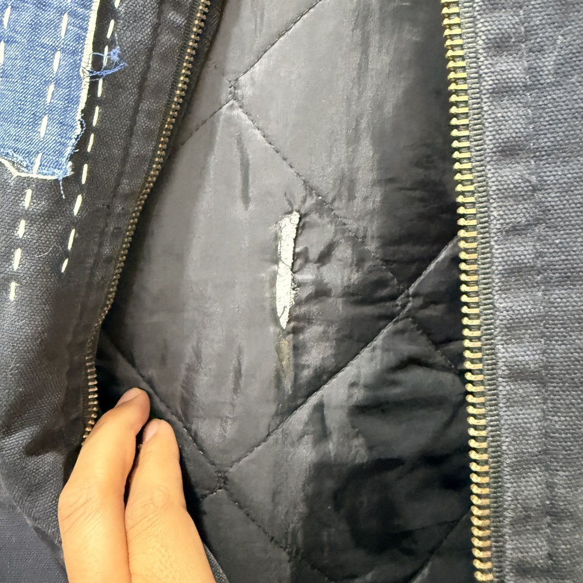 Carhartt Wip 1 of 1 sashiko carhartt vest Size US S / EU 44-46 / 1 - 5 Thumbnail