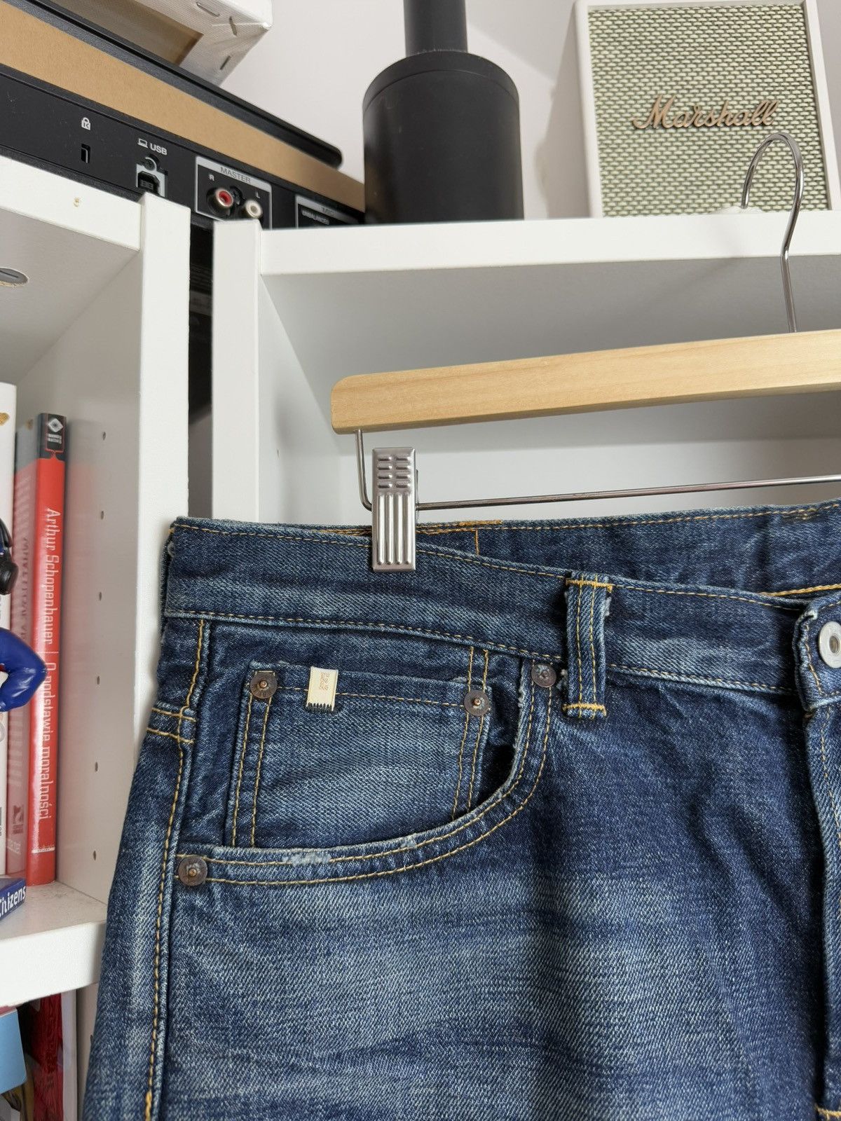 Edwin × Japanese Brand Edwin ESC33M Japanese selvedge denim pants 33x32 505 jeans Size US 33 - 8 Thumbnail