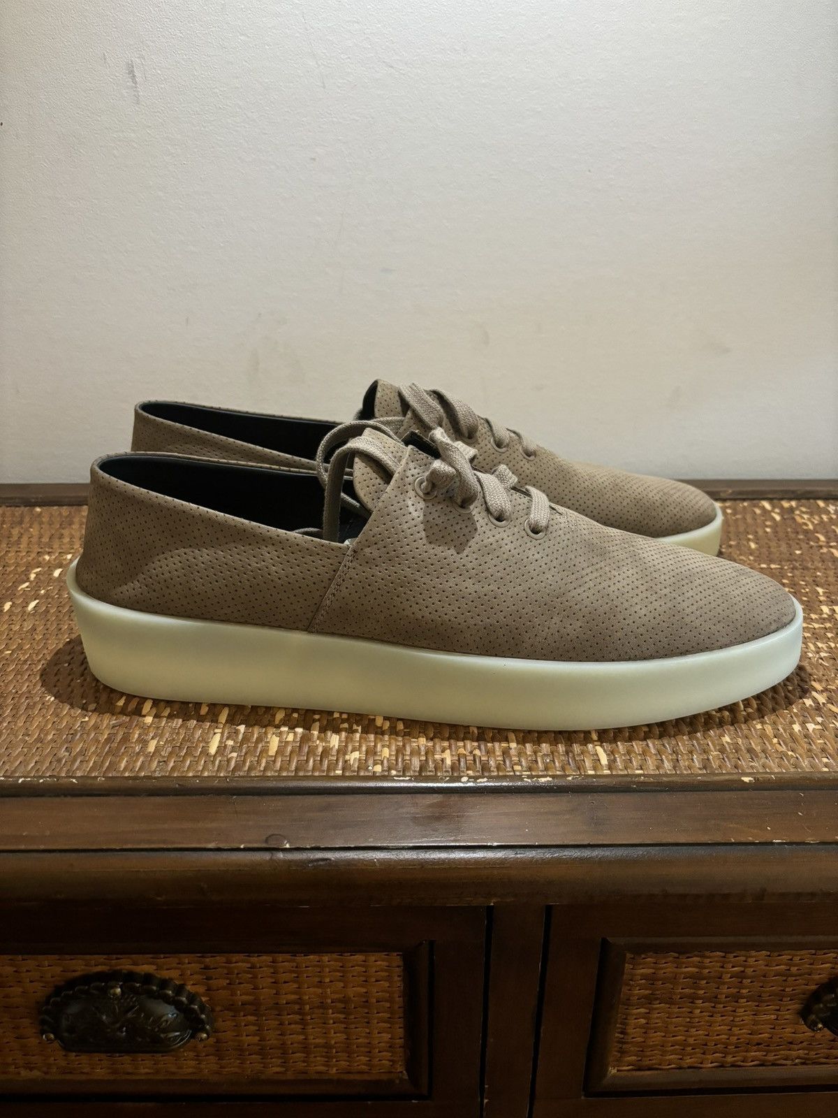 Fear of God Fear of God Seventh Coll Suede 101 Sneaker Brown Size 46 Size US 13 / EU 46 - 2 Thumbnail