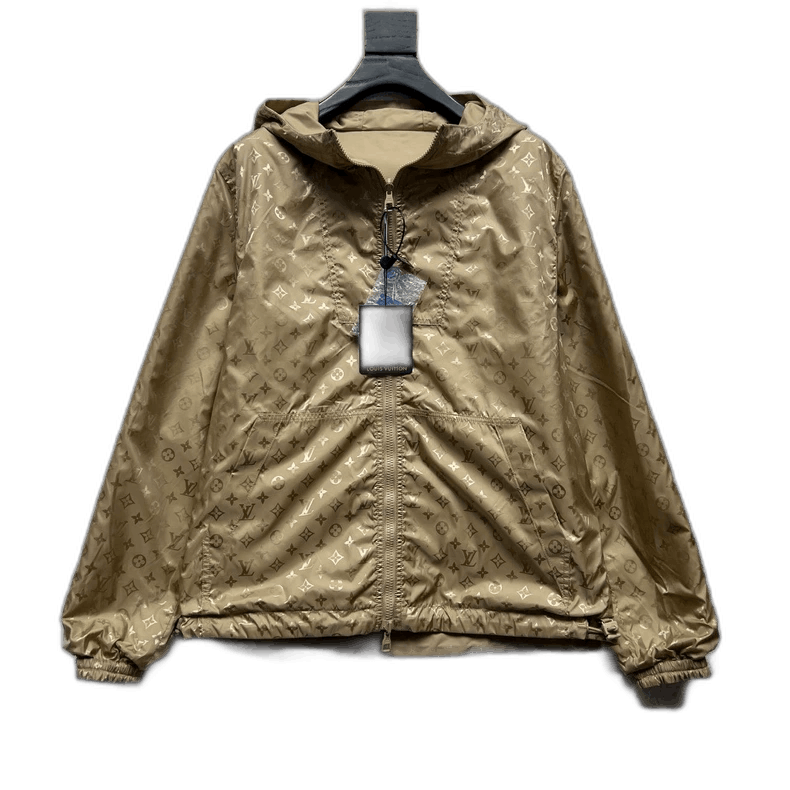 Louis Vuitton Louis Vuitton Monogram Hooded Jacket Caramel Color-2506 Size US L / EU 52-54 / 3 - 1 Thumbnail