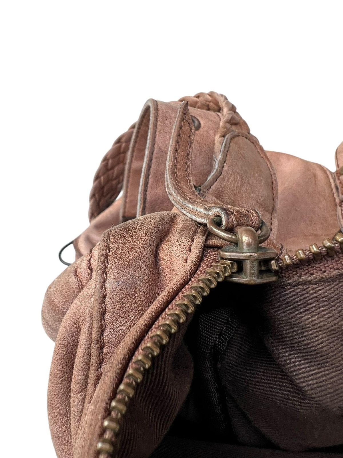 Creed × Leather Creed Japan Faded Patina Leather 2 Way Large Bag Size ONE SIZE - 21 Thumbnail