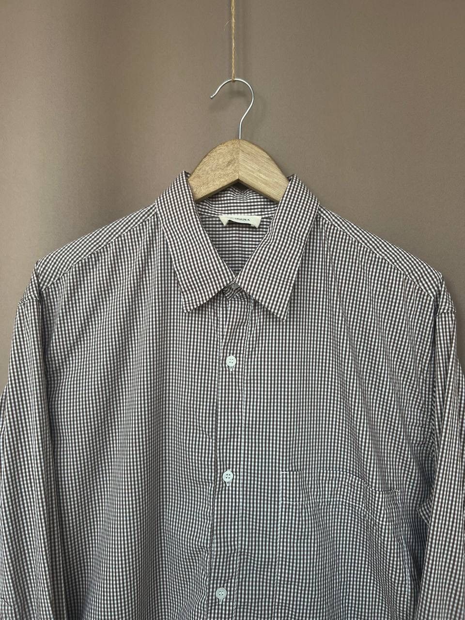 Barena Venezia Barena Venezia Checked Half Button Shirt Mens Size 40 M/L Size US L / EU 52-54 / 3 - 2 Thumbnail