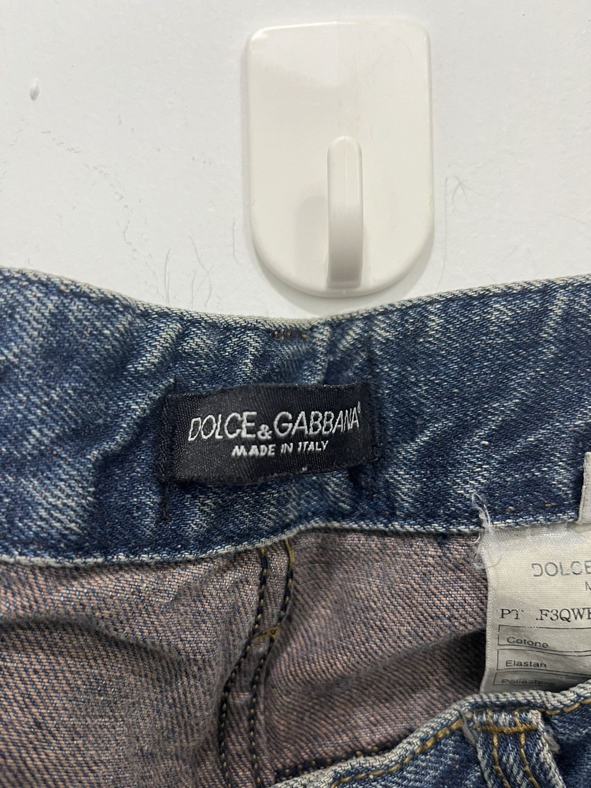 Dolce & Gabbana Dolce and Gabbana Distressed Denim Y2K Style Size US 32 / EU 48 - 5 Thumbnail