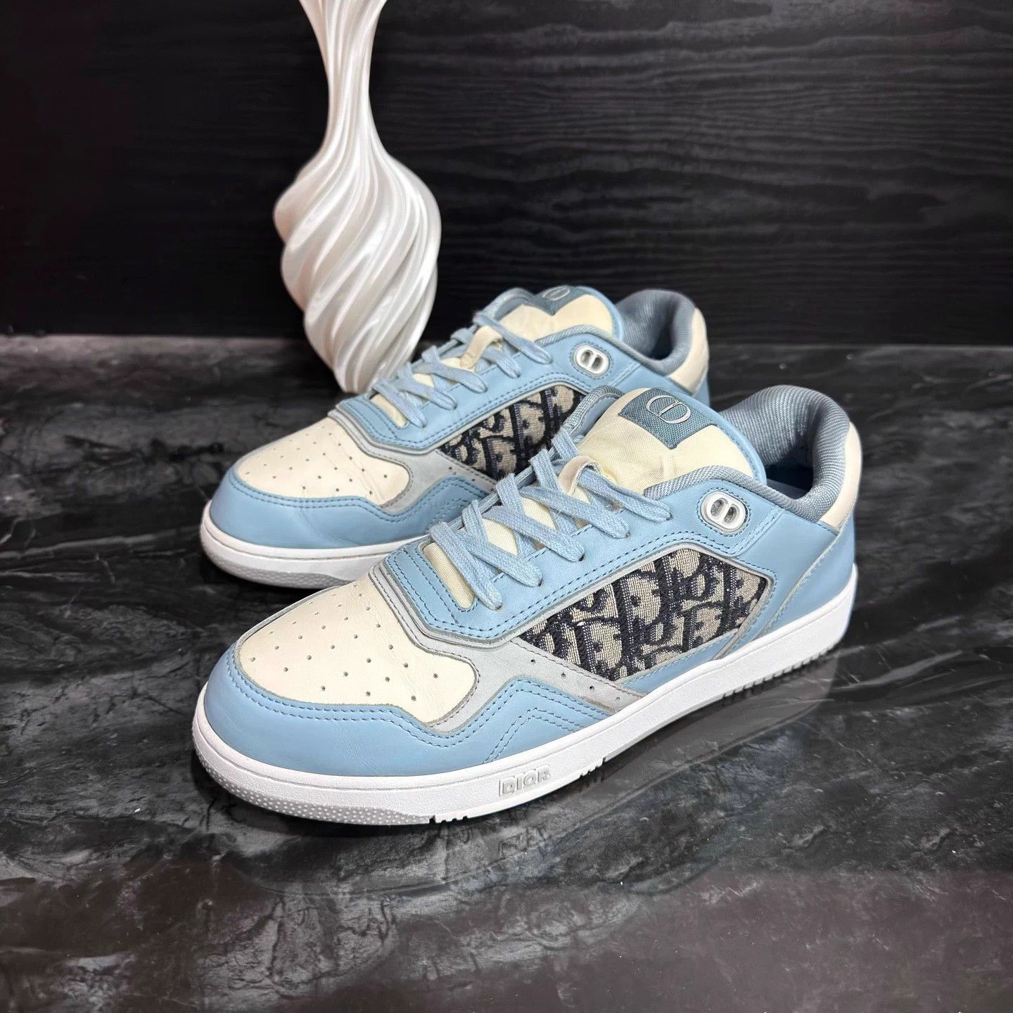 Dior Dior B27 All Over Print White/Blue 41.5 95 New Size US 8.5 / EU 41-42 - 1 Thumbnail