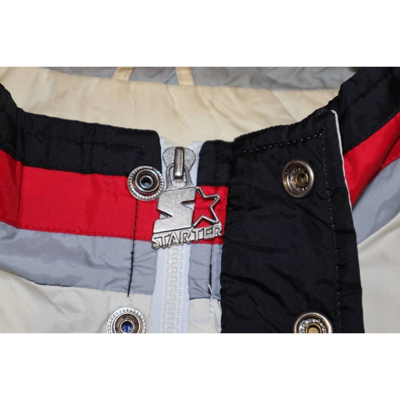 Starter 90s Starter Chicago Bulls Windbreaker Men's L White NBA Vtg Size US L / EU 52-54 / 3 - 5 Thumbnail