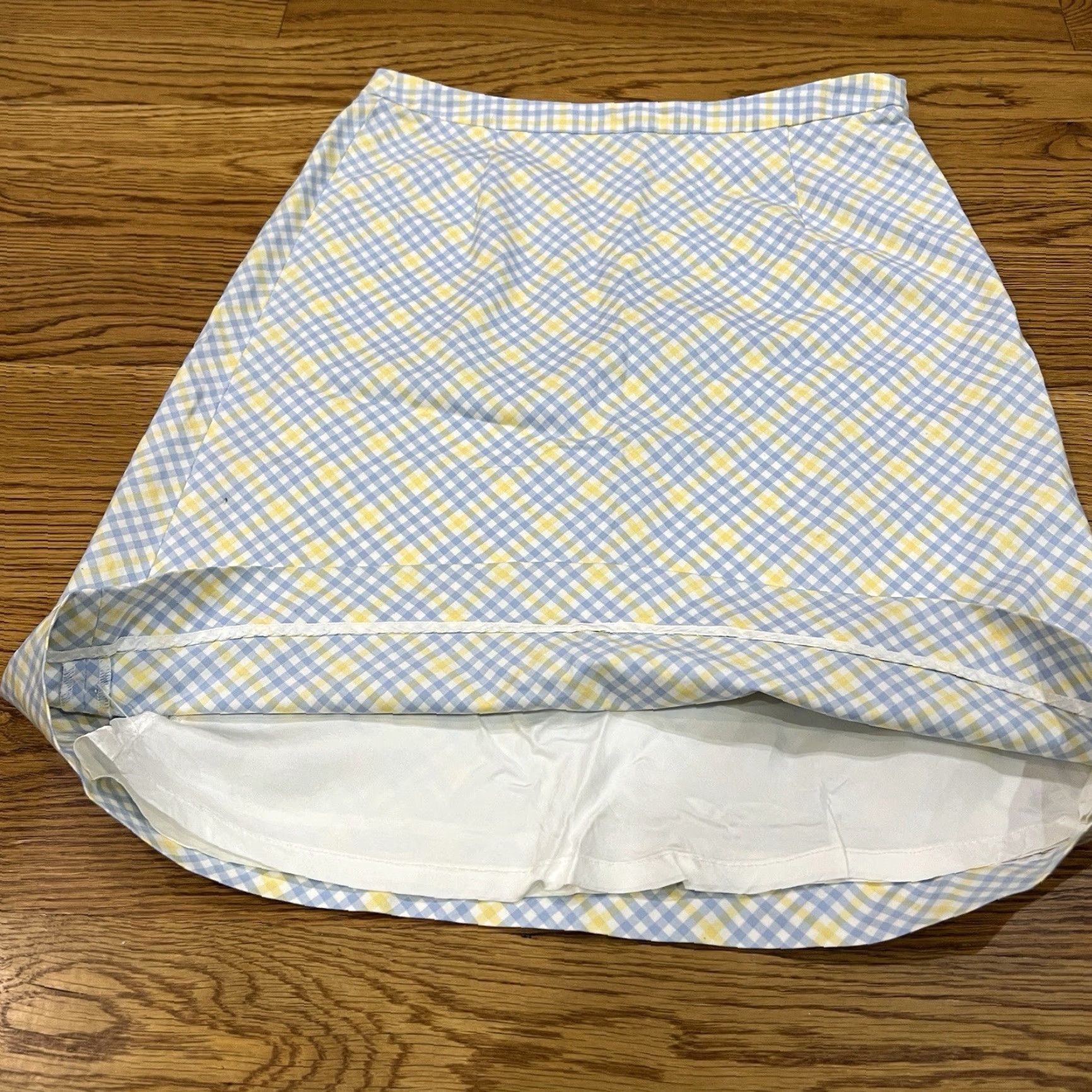 Brooks Brothers VINTAGE Brooks Brothers Women's A-Line Skirt Cotton Argyle Knee-Length Spring Fall Casual Conference Dressy 8 Size 30" / US 8 / IT 44 - 5 Thumbnail