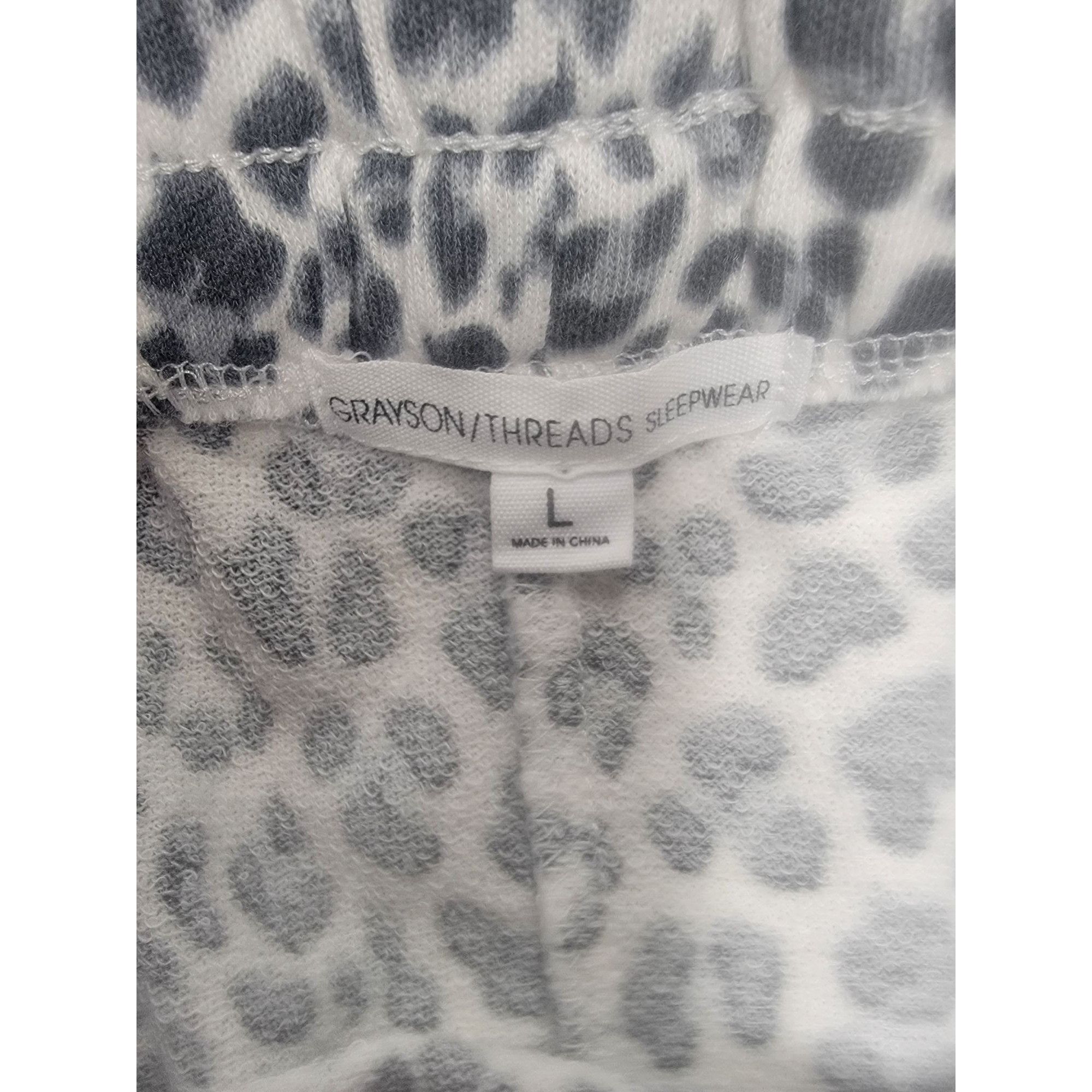 Other Grayson/Threads Women's Leopard Print Sleep Shorts L Size 34" / US 12 / IT 48 - 2 Thumbnail