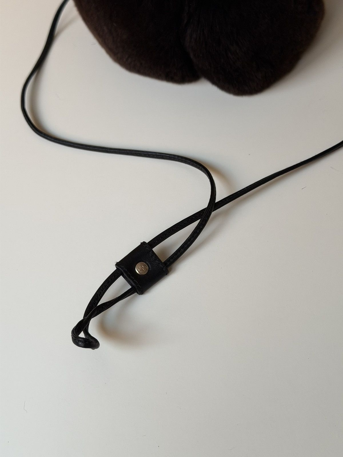 Gucci GUCCI Tom Ford FW 2003 Lapin Fur Ear Muffs Monogram demna gg Size ONE SIZE - 16 Thumbnail