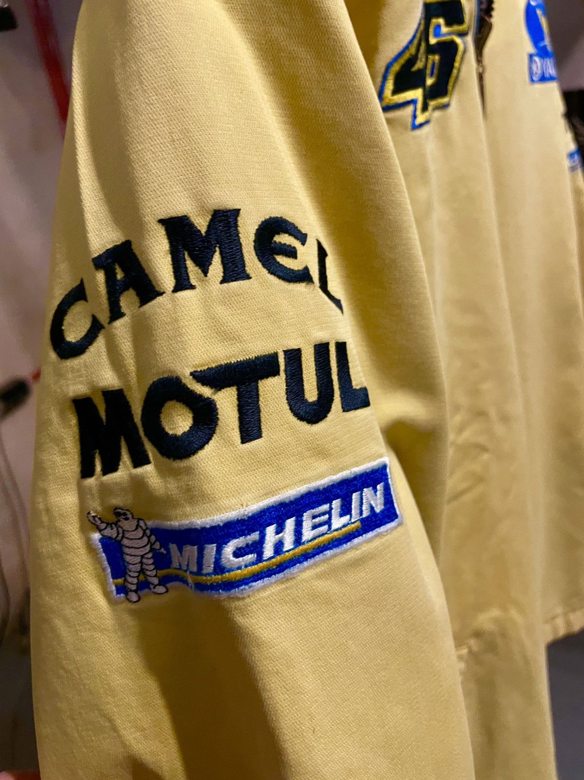 Camel × Vintage × Yamaha Vintage YAMAHA CAMEL rossi 46 racing jacket size L Size US L / EU 52-54 / 3 - 5 Thumbnail