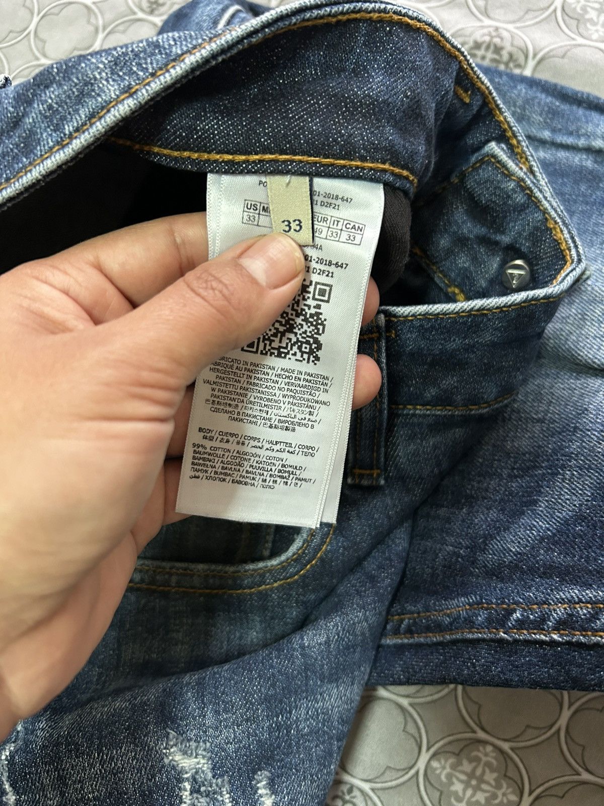 Guess Authentic Guess Los Angeles Miami Super Skinny Jeans Size US 33 - 4 Thumbnail