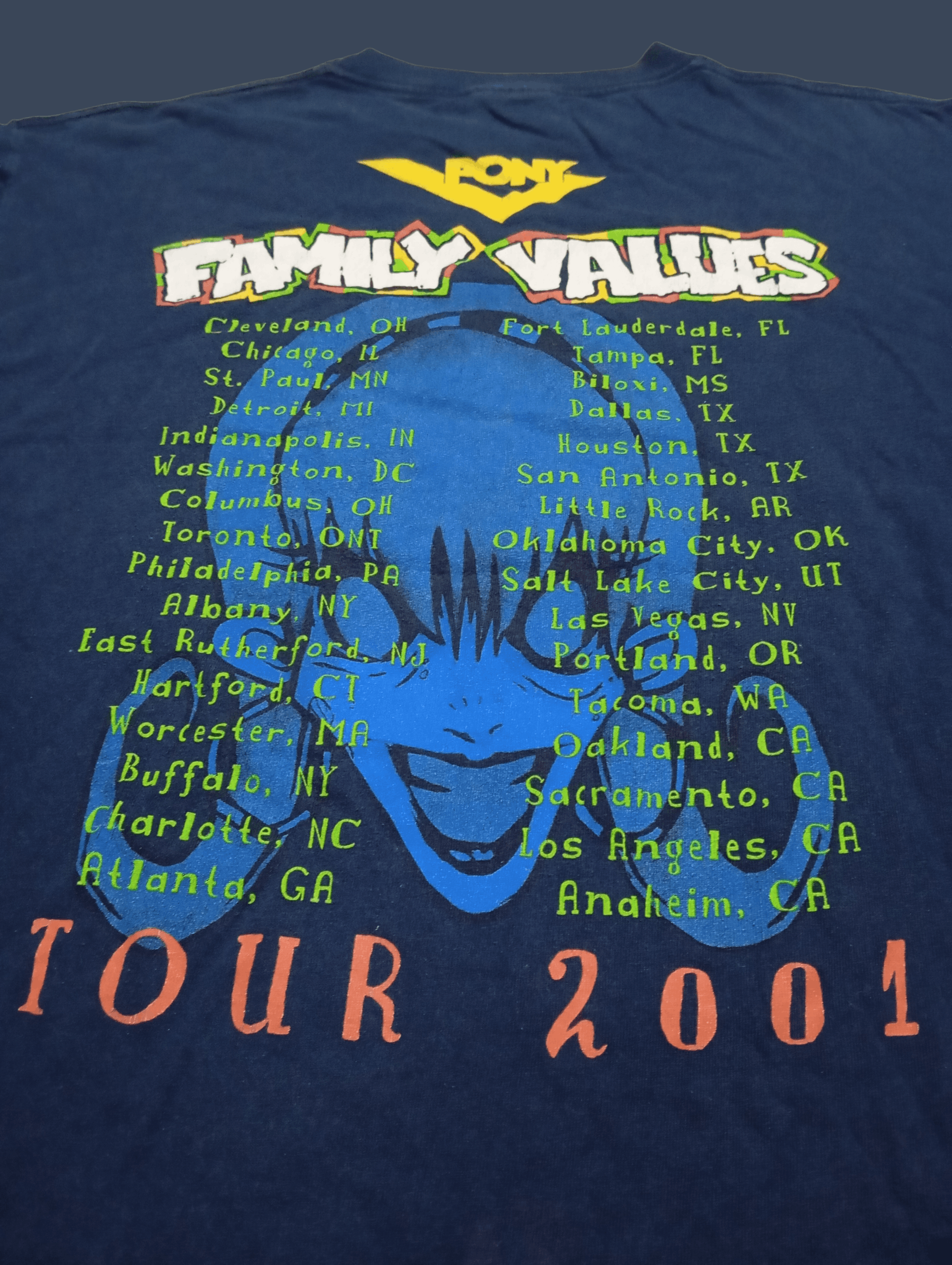 Band Tees Vintage Family Values Tour 2001 feat Linkin Park Shirt Size US L / EU 52-54 / 3 - 4 Thumbnail