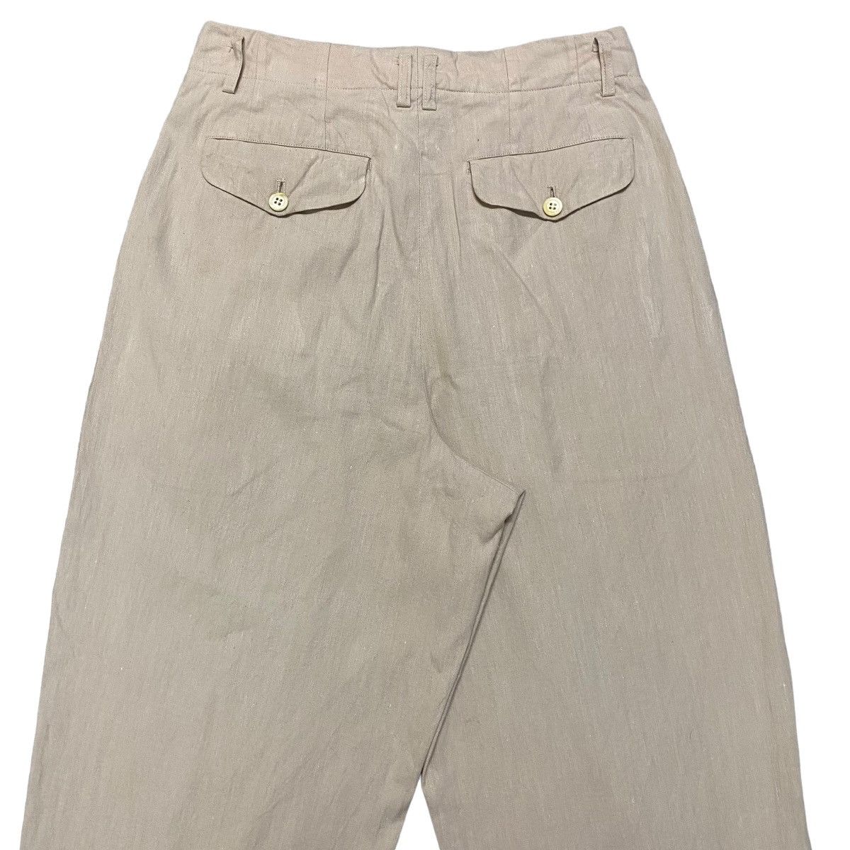 Comme des Garcons Homme AD1989 Comme Des Garcons Homme Linen Baggy Pants Size US 28 / EU 44 - 9 Thumbnail
