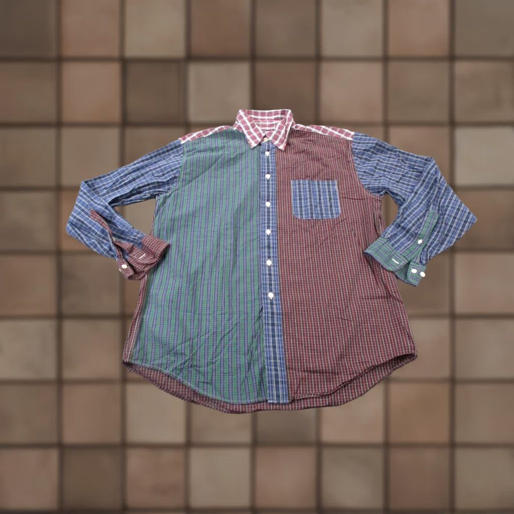 Brooks Brothers Brooks Brothers Shirt Men M Colorful Colorblock Plaid Golf 346 Business Classic Size US M / EU 48-50 / 2 - 1 Thumbnail