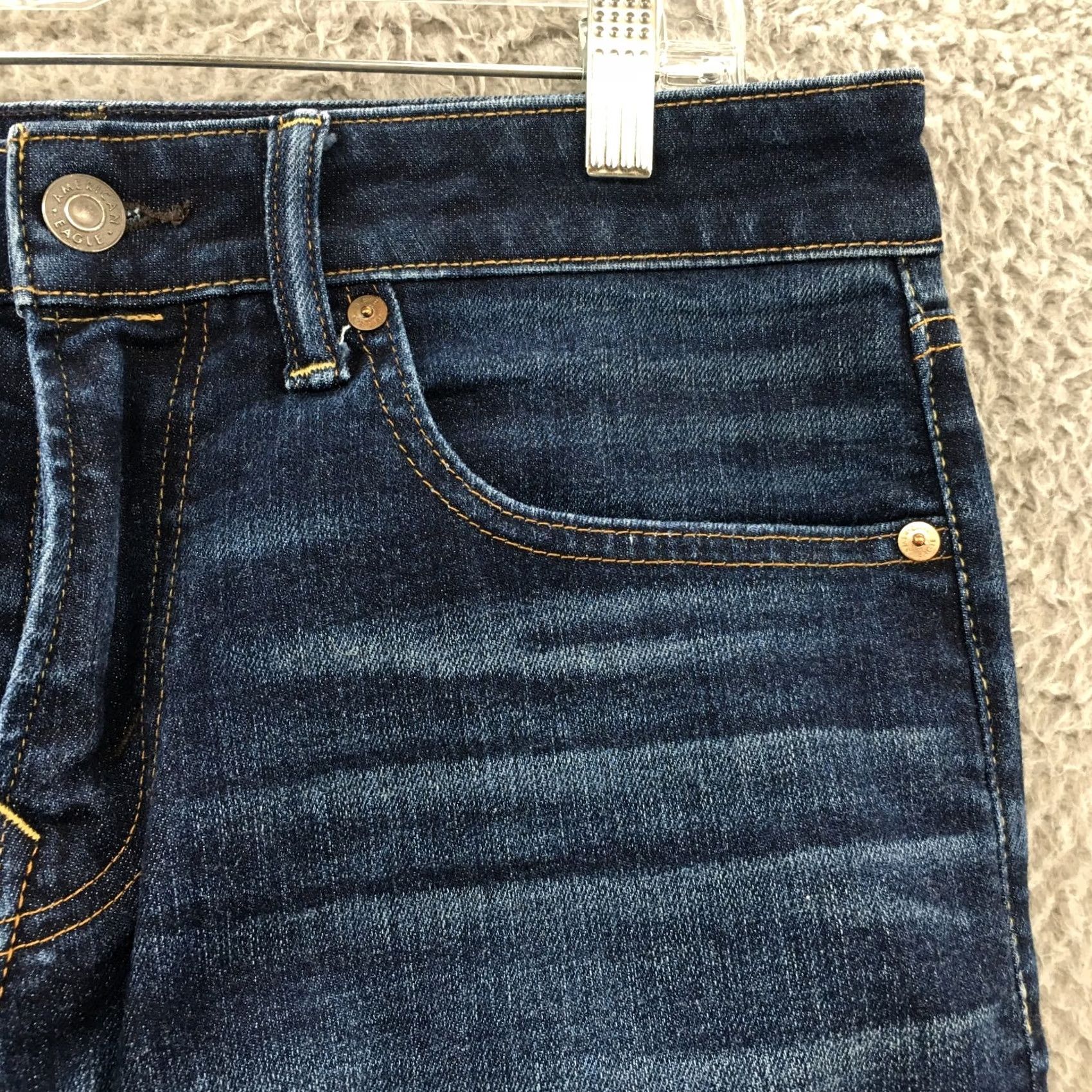 American Eagle Outfitters American Eagle Outfitters Jeans Mens 31x30 Blue Denim Athletic Tapered 5-Pocket Stretch Cotton Standard Regular Mens Size US 31 - 5 Thumbnail