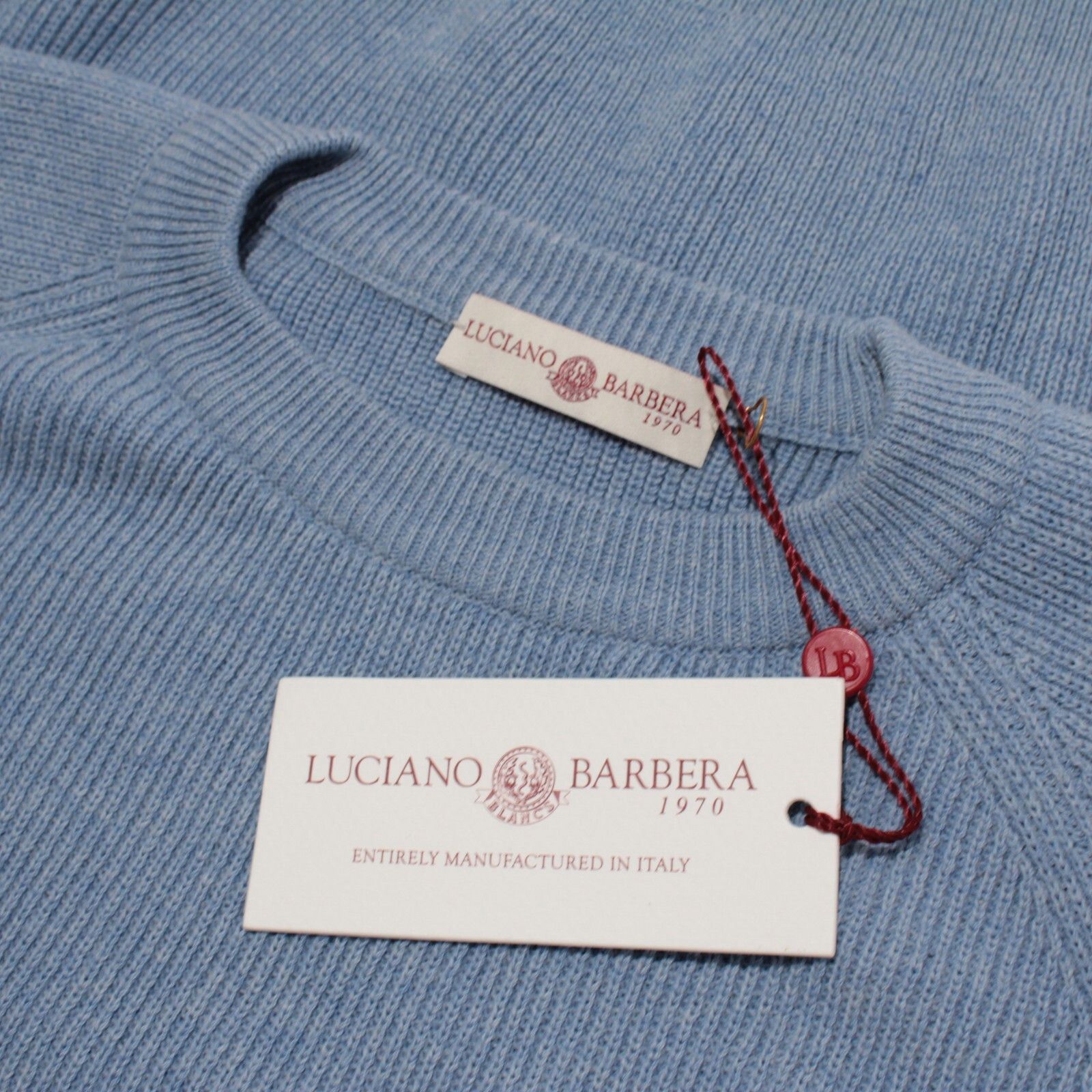 Luciano Barbera Luciano Barbera Sweater Size US M in Blue Size US M / EU 48-50 / 2 - 1 Thumbnail