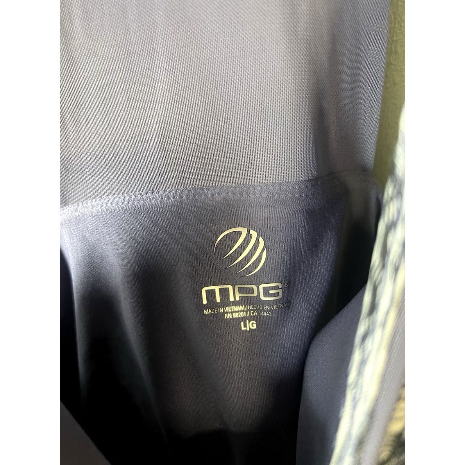 Vintage MPG Mondetta Performance Gear Travel Dress L Purple Pockets Built-in Bra Sleeveless V-Neck Outdoor A-Line Women Size L / US 10 / IT 46 - 3 Thumbnail