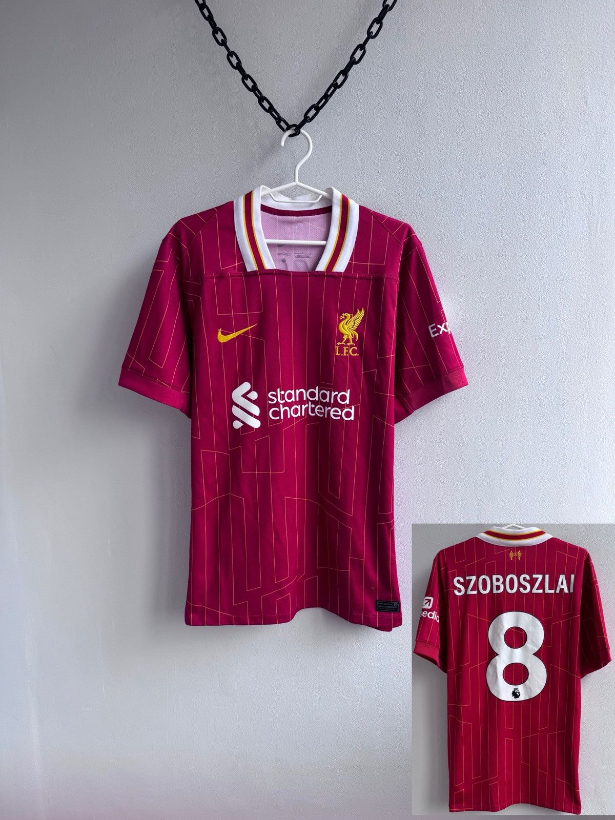 Nike Liverpool 2024 2025 SZOBOSZLAI Football Soccer Jersey Shirt Size US L / EU 52-54 / 3 - 1 Thumbnail