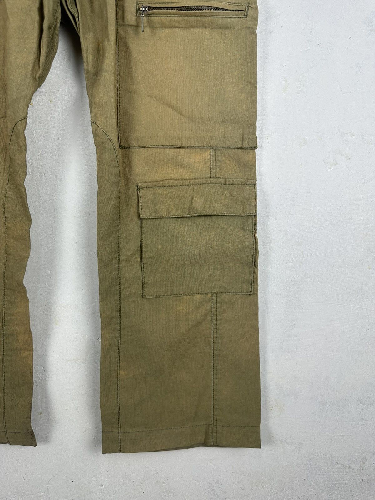 If Six Was Nine CARGO PANTS SENDITIONARIES MULTIPOCKET FADED COLOUR Size US 31 - 10 Thumbnail