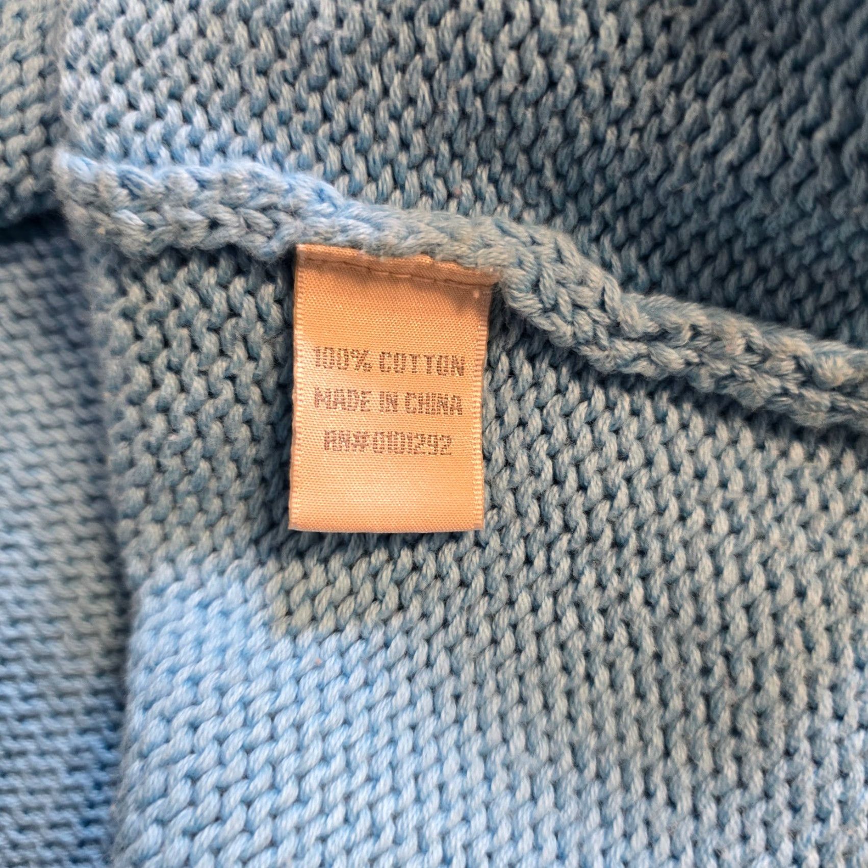 Vintage Lulu B Sweater Womens Large Blue Buttons Artsy Chunky Knit Round Neck Casual Size L / US 10 / IT 46 - 7 Thumbnail