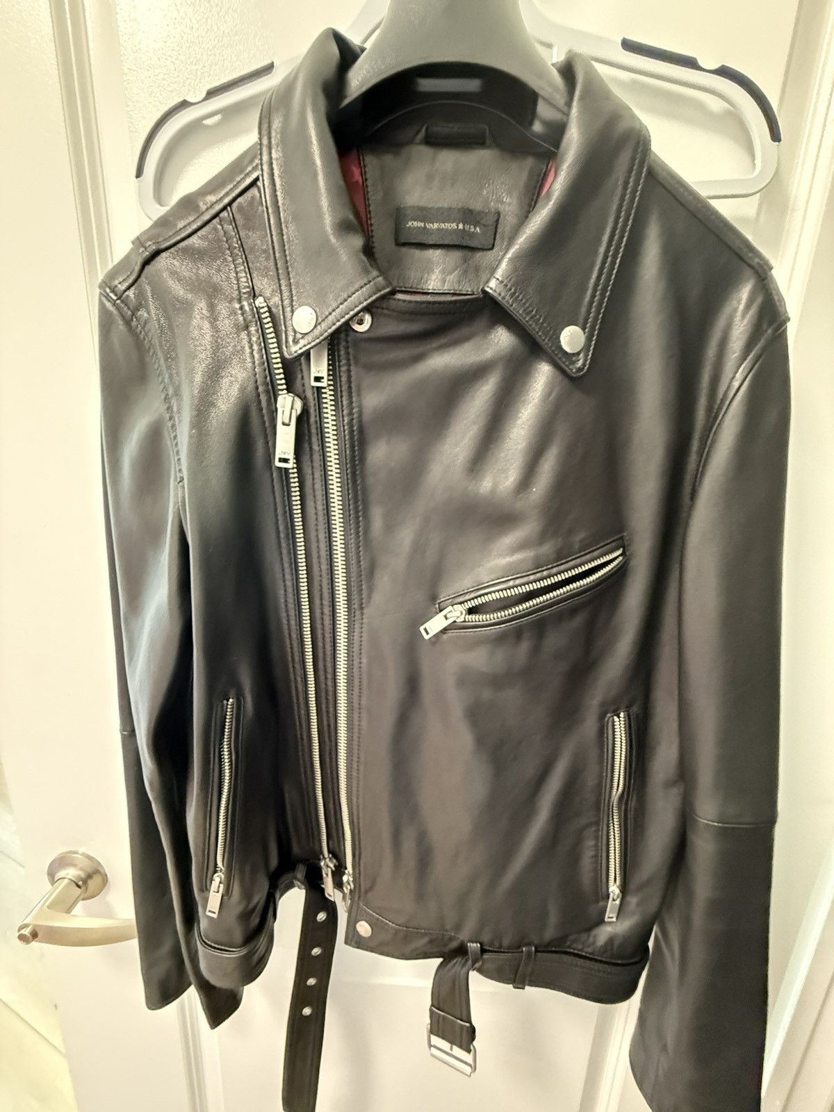 John Varvatos John Varvatos Leather Jacket Size US M / EU 48-50 / 2 - 7 Thumbnail